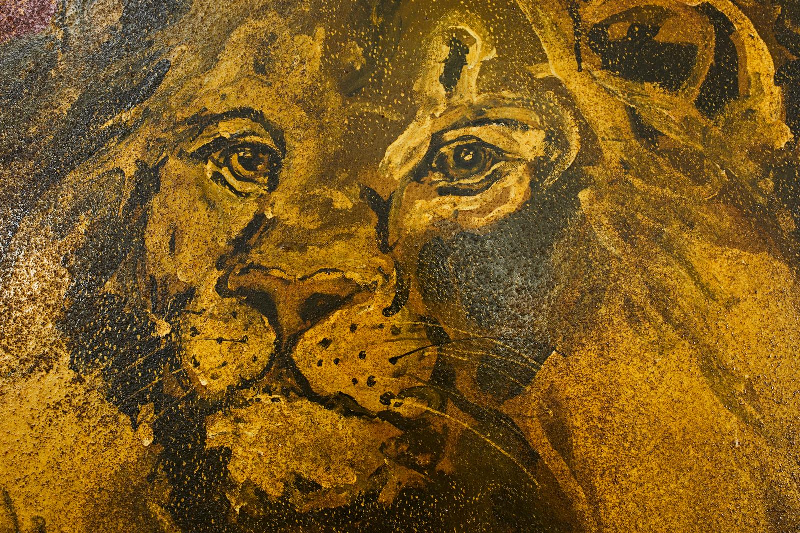 Ira Yeager Pantera Leo Chinoiserie Lion, 2002 For Sale 2