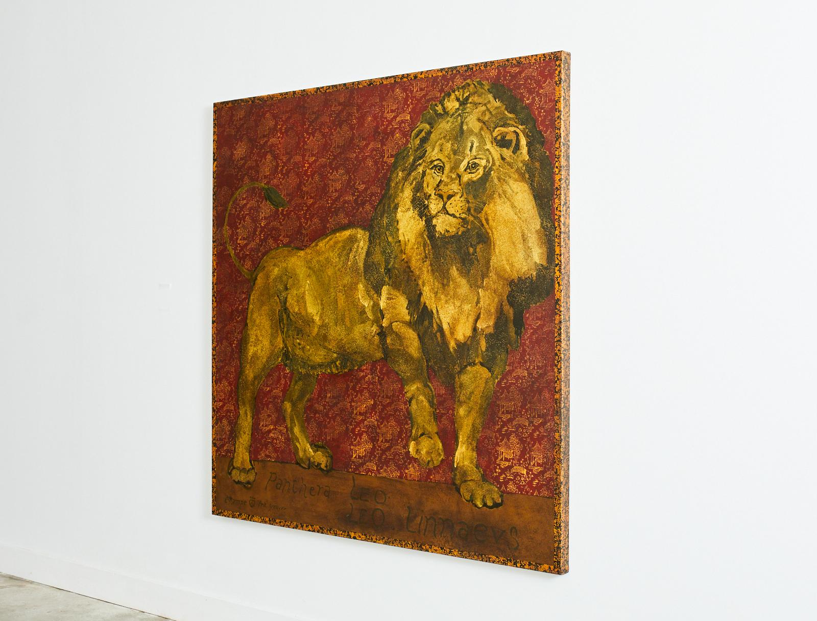 Ira Yeager Pantera Leo Chinoiserie Lion, 2002 For Sale 9
