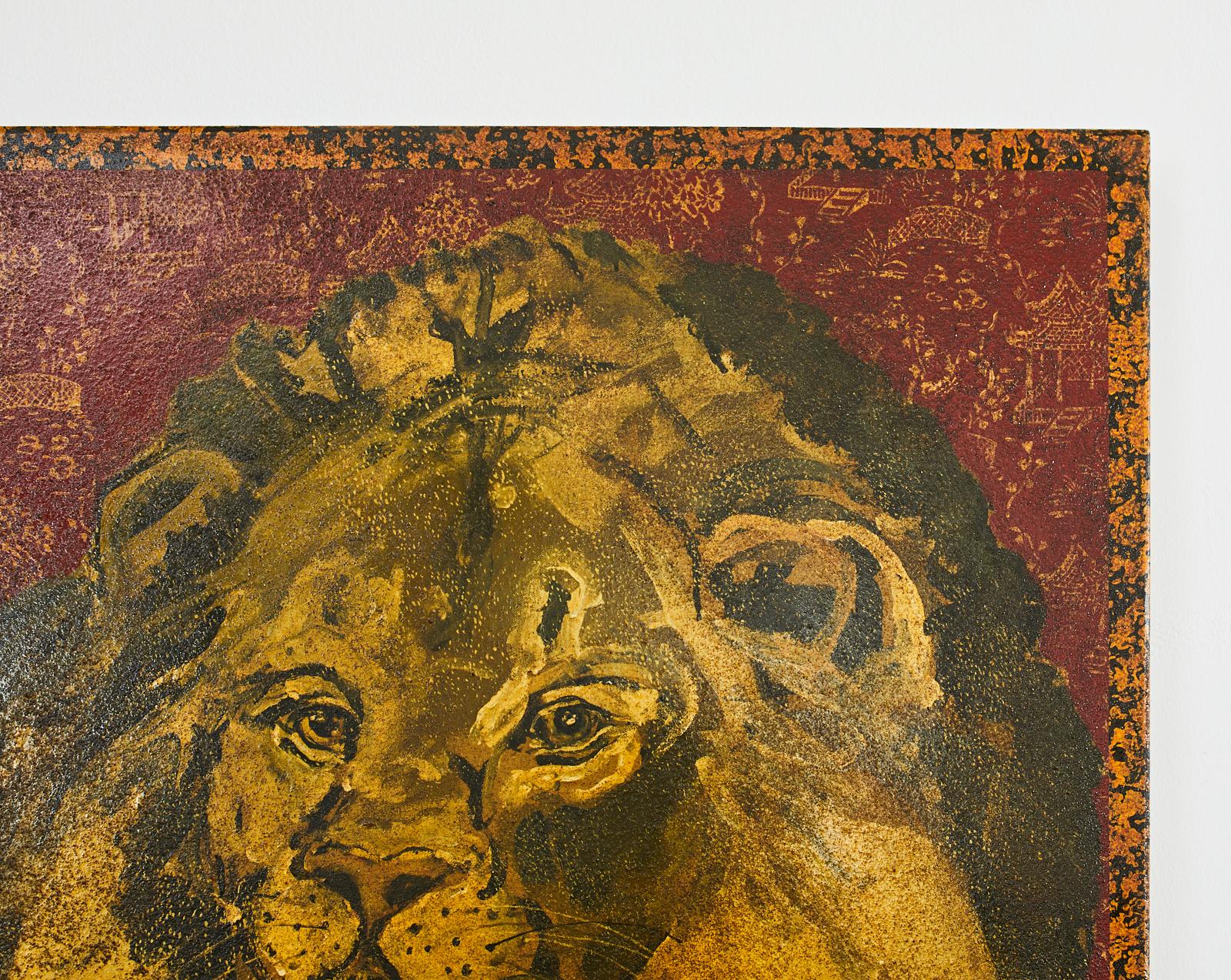American Ira Yeager Pantera Leo Chinoiserie Lion, 2002 For Sale
