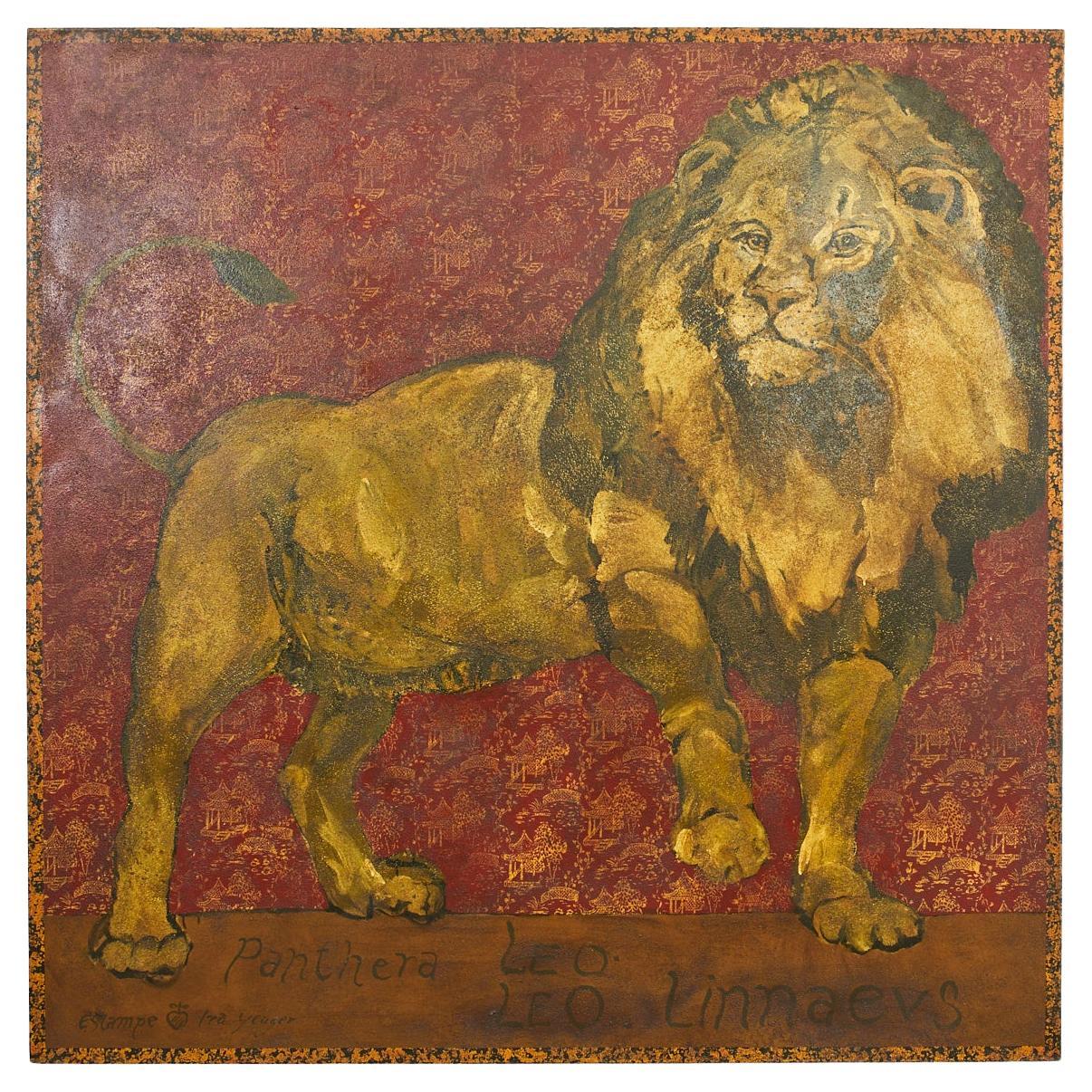 Ira Yeager Pantera Leo Chinoiserie Lion, 2002 For Sale