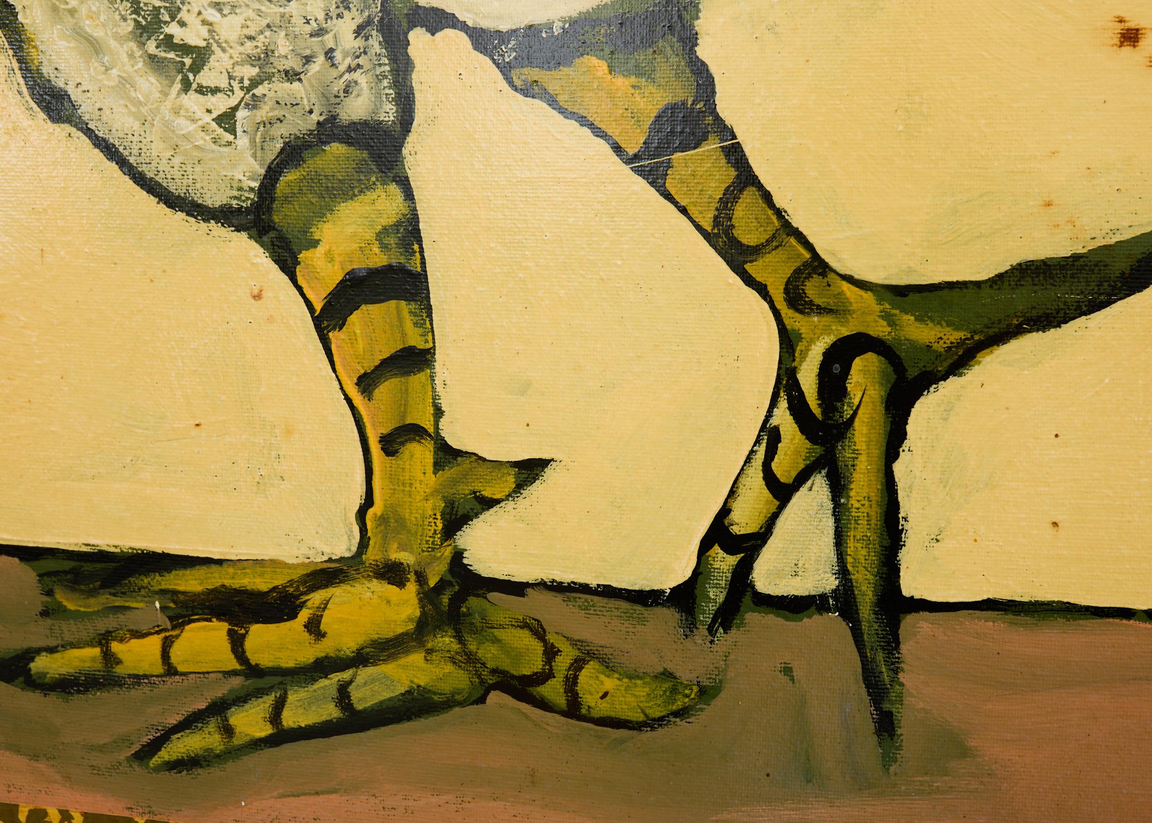 Ira Yeager Rooster 2008 Oil on Canvas Painting For Sale 7