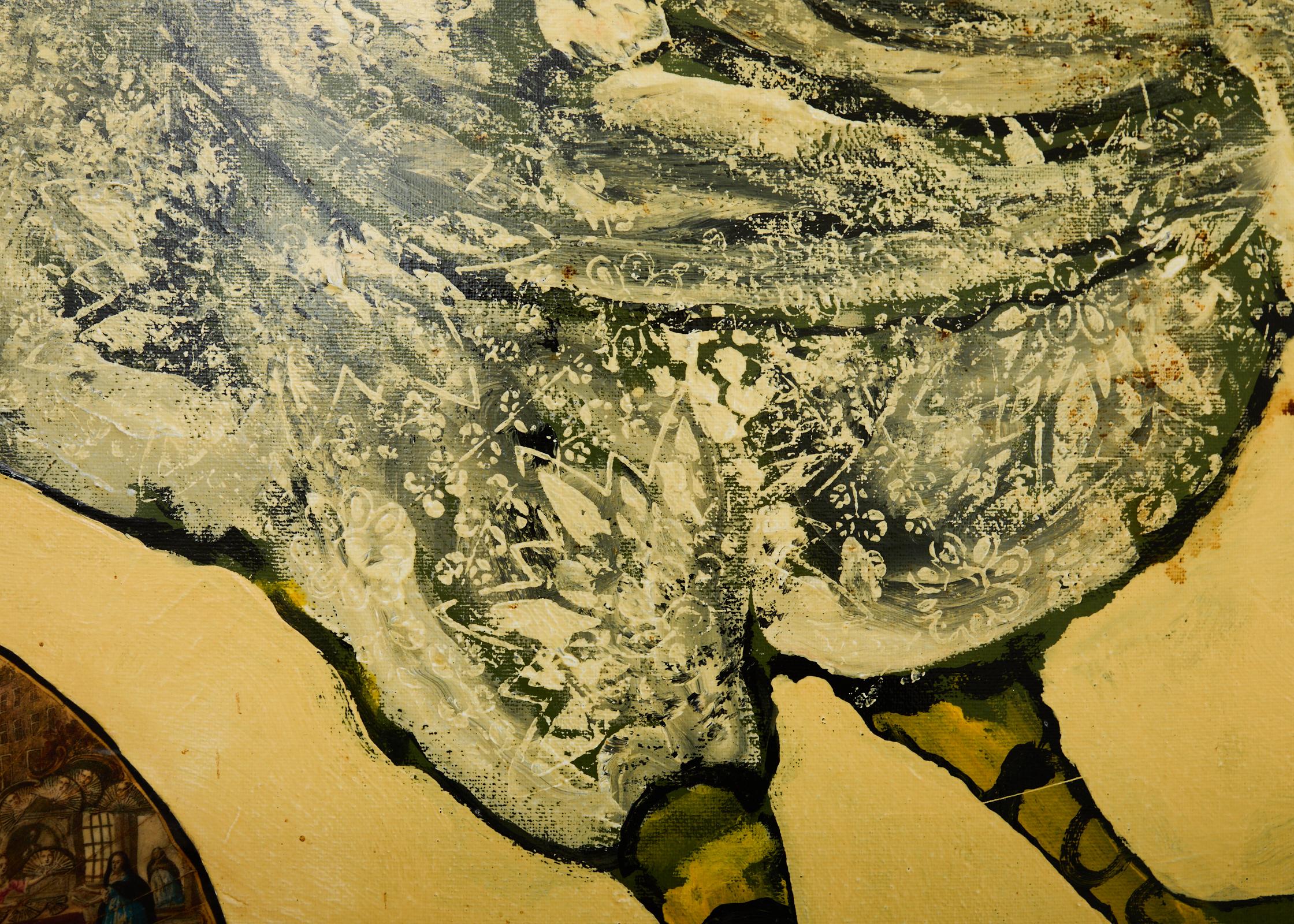 Ira Yeager Rooster 2008 Oil on Canvas Painting For Sale 10