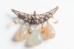 Iradj Moini Crescent Brooche