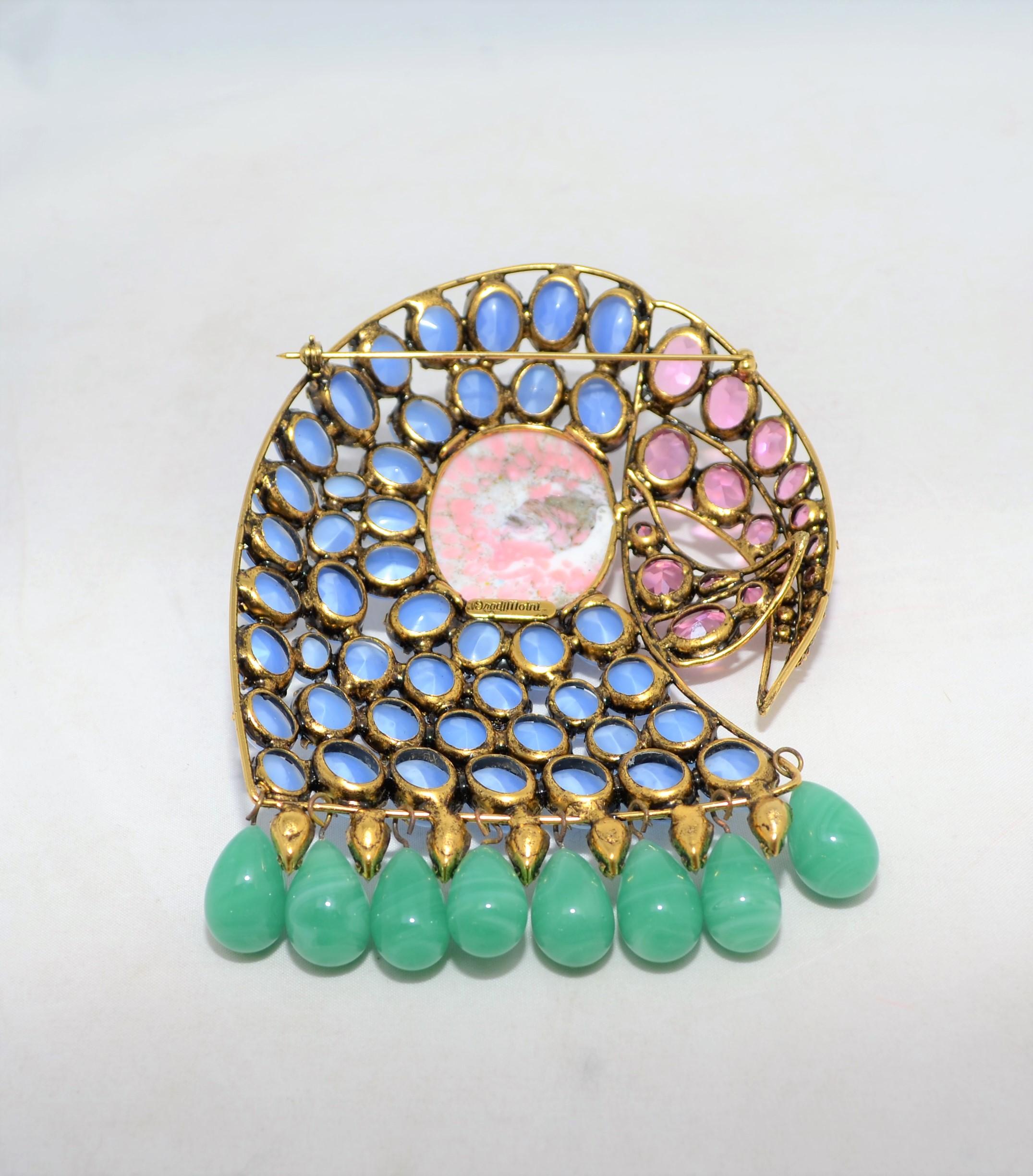 Iradj Moini Parrot Brooch In Excellent Condition In Carmel, CA