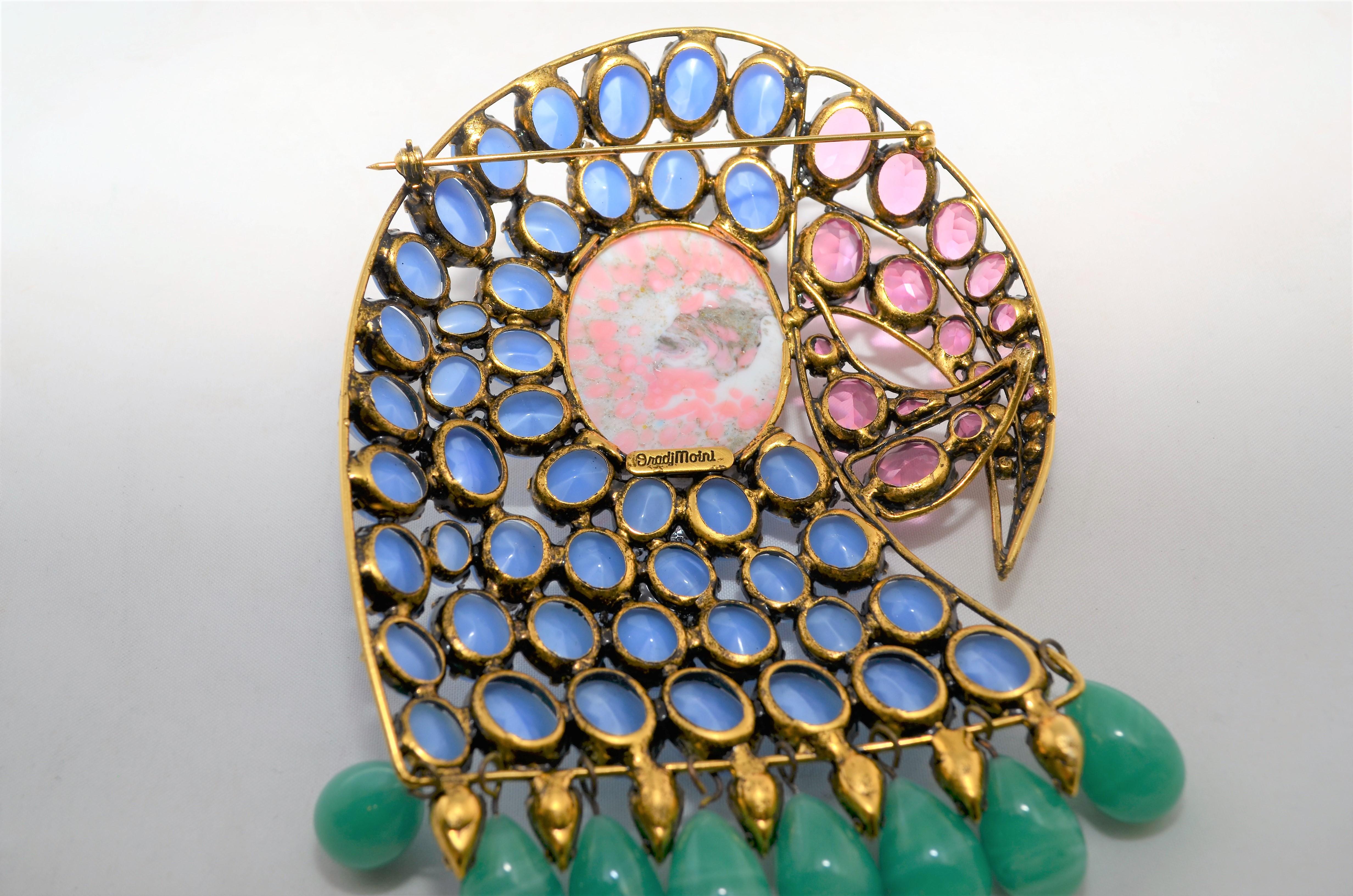 Iradj Moini Parrot Brooch 1