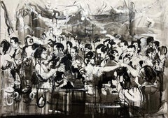 Zeitgenössische georgische Kunst von Irakli Chikovani - Jazz Bar 1