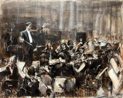 Arte contemporáneo georgiano de Irakli Chikovani - Orquesta 3