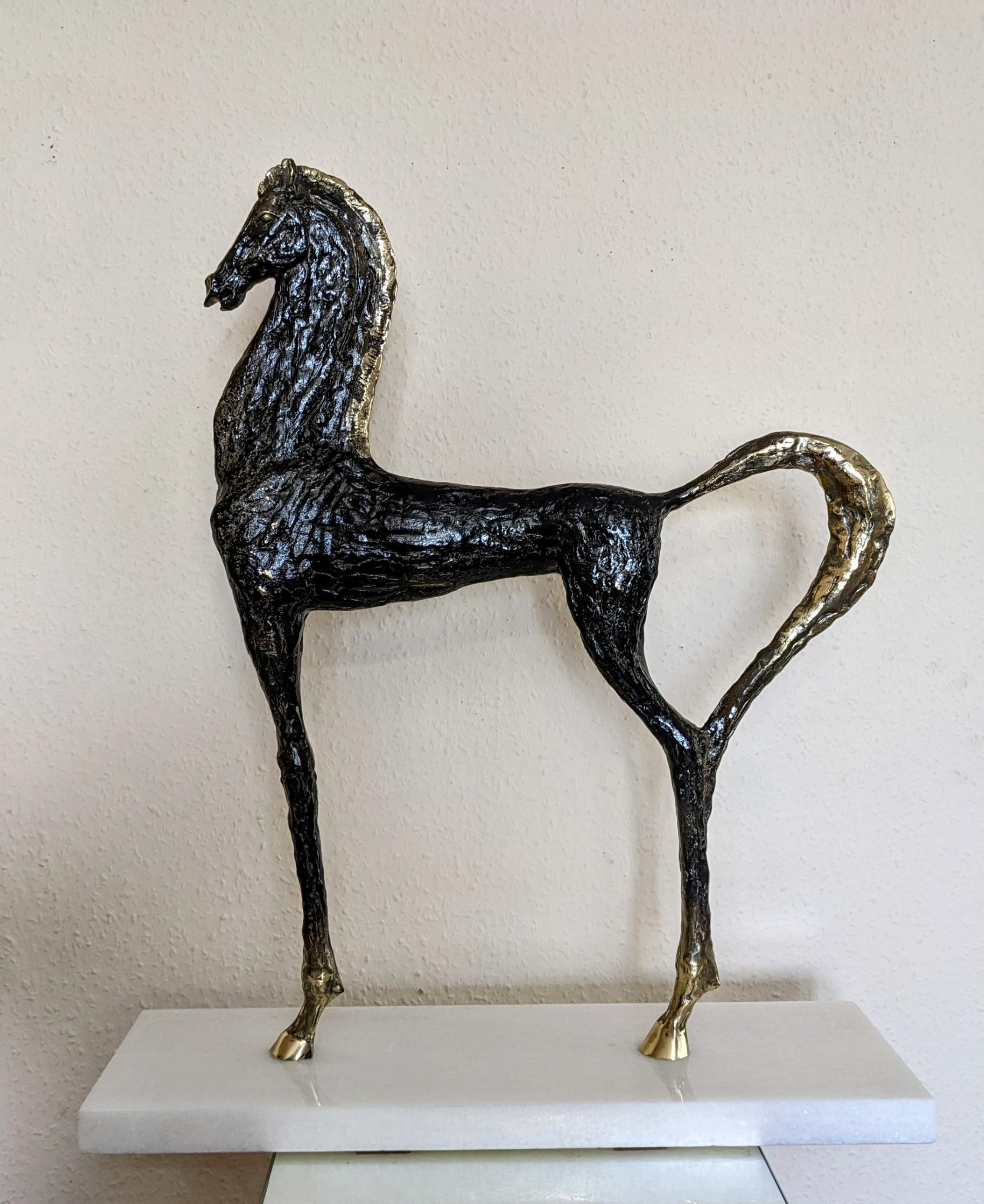 Zeitgenössische georgische Skulptur von Irakli Tsuladze - Pferd