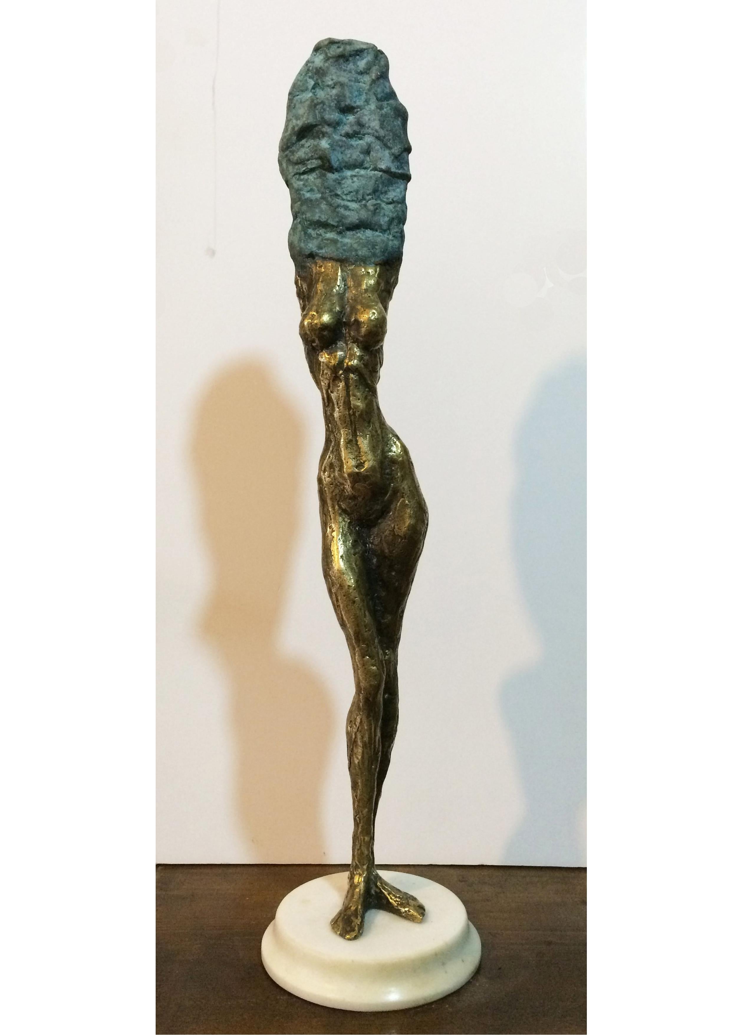 Zeitgenössische georgische Skulptur von Irakli Tsuladze - Schwimmer