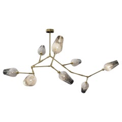 Lampadario a 8 luci Irami in porcellana e ottone di Aggiolight