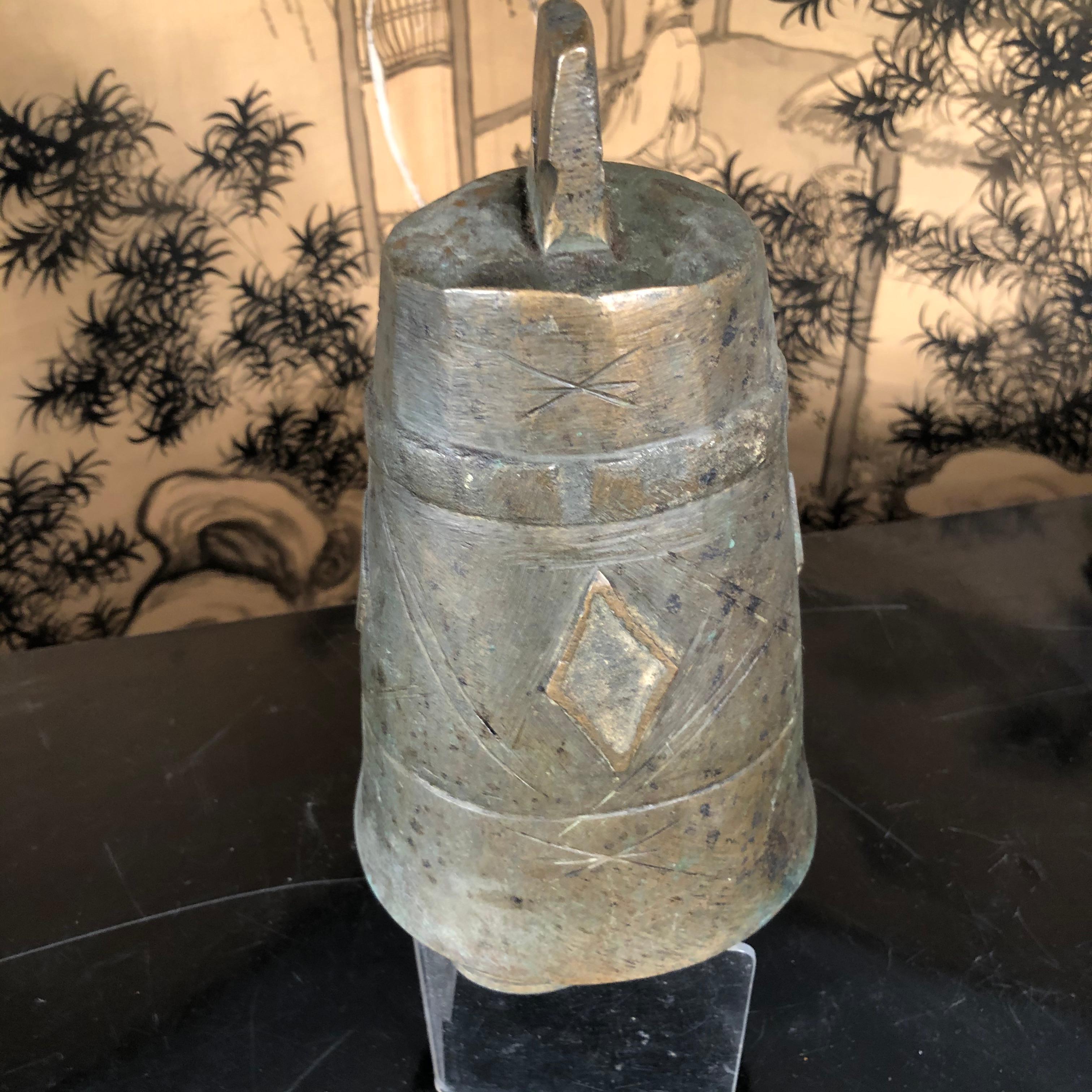 Iran Antique Hand Cast Bronze Bell 