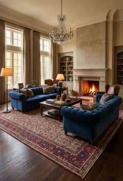 iran Beige Sultanabad Oversize Late 19th Century 11x18 ft