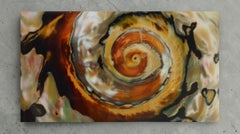 Tourbillon. Gros plan sur le plateau maritime. Grande photographie en couleur montée sur plexiglas