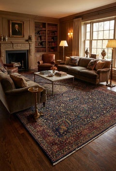 iran Navy Tabriz Rug 8x12 ft