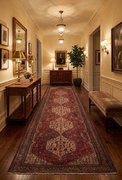 iran Red Tribal Runner 7x16 ft