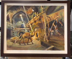 Iranian Artist Yervand Nahapetian 1958 Watercolor