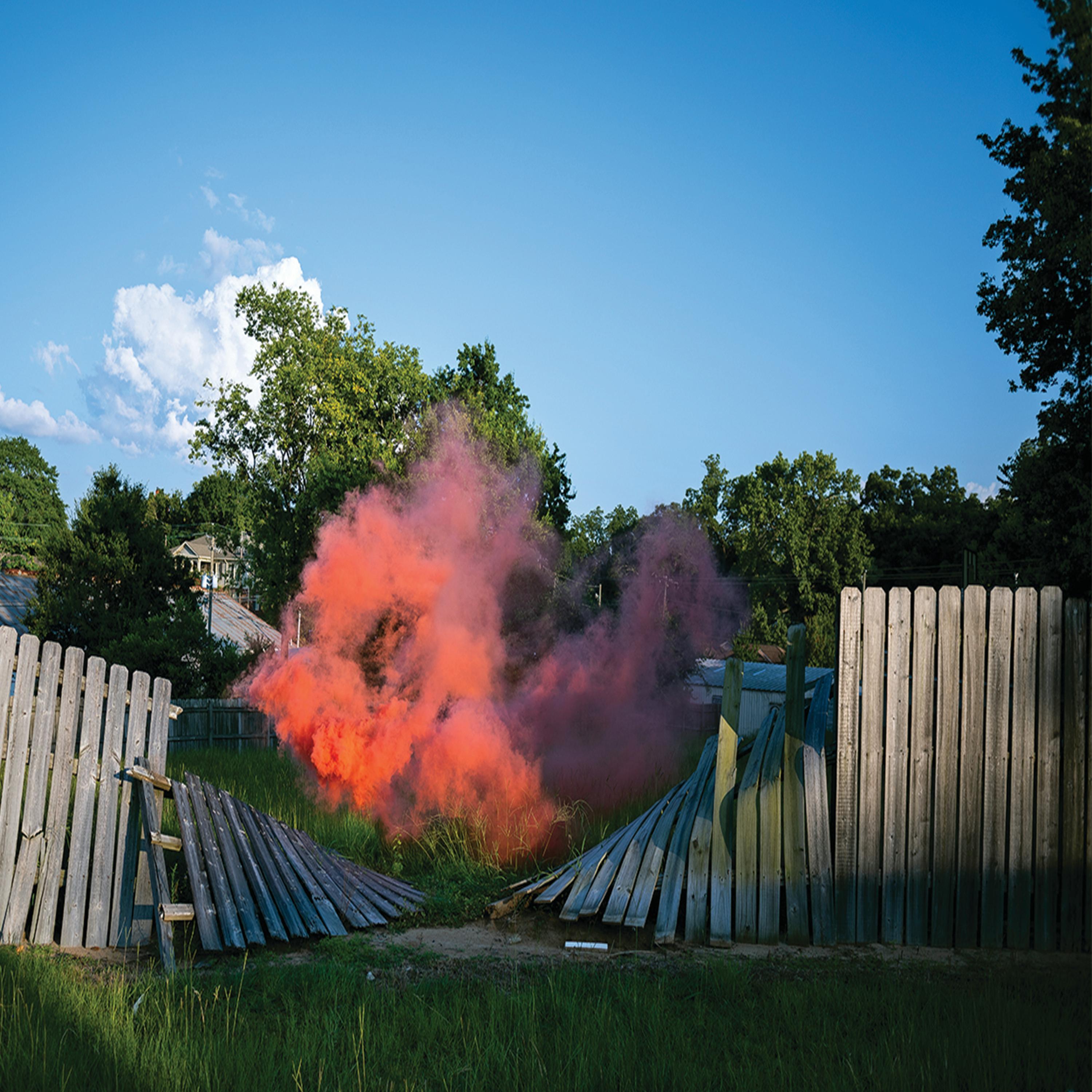 Fence Smoke - Photograph by Irby Pace
