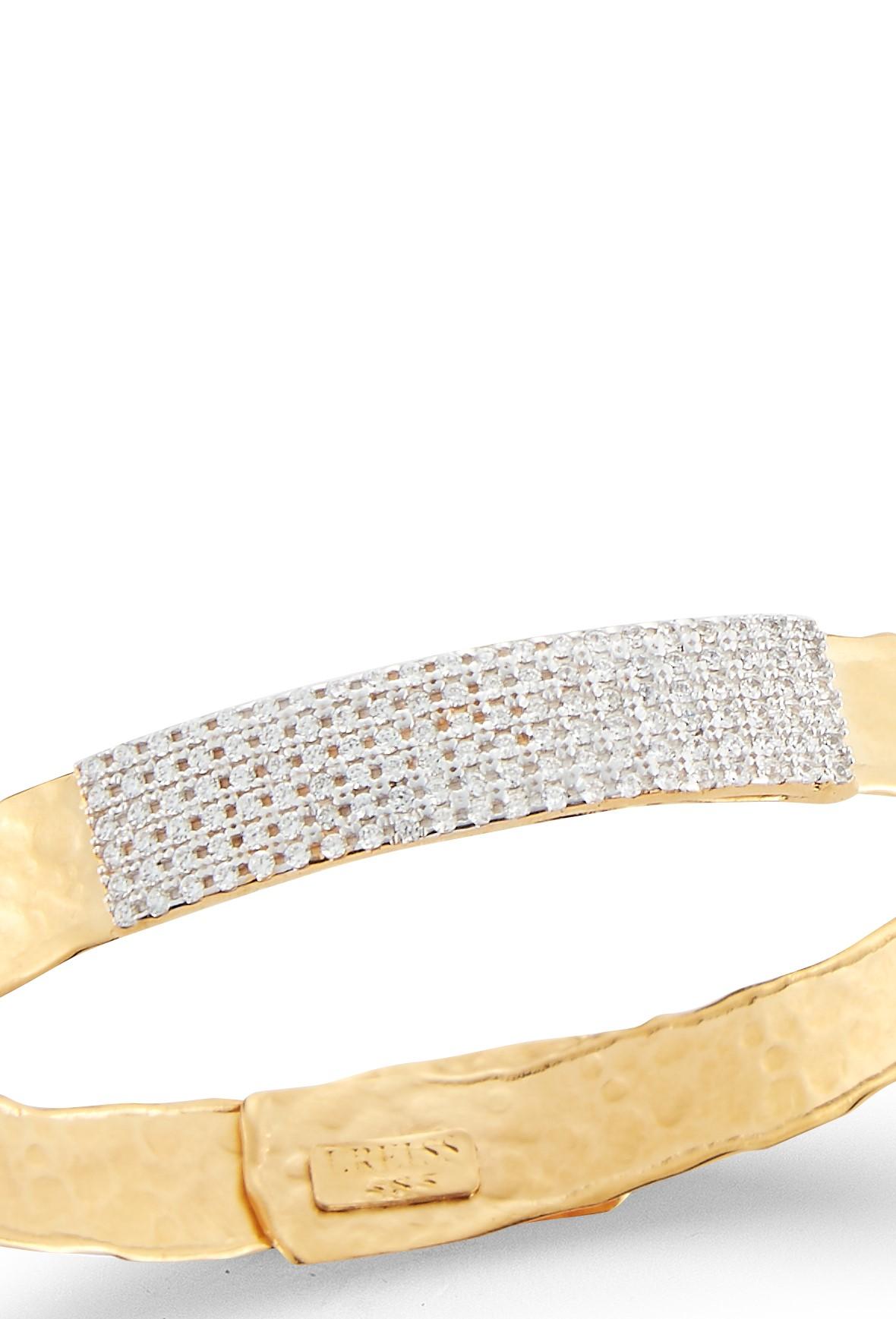 id bracelet with diamonds