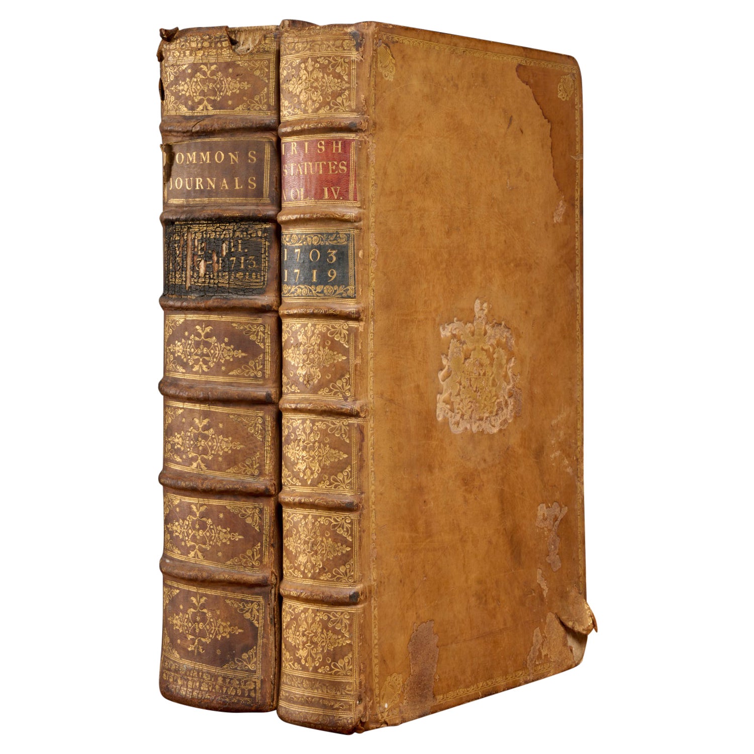 Irlande House of Commons 1753 Vol. III et Statutes at Large 1703-1719 Vol. IV