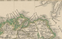 Ireland Map – Provincial and County Divisions 1851