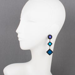 Irena Jaworska, Line Vautrin School Talosel and Mirrors Clips Earrings