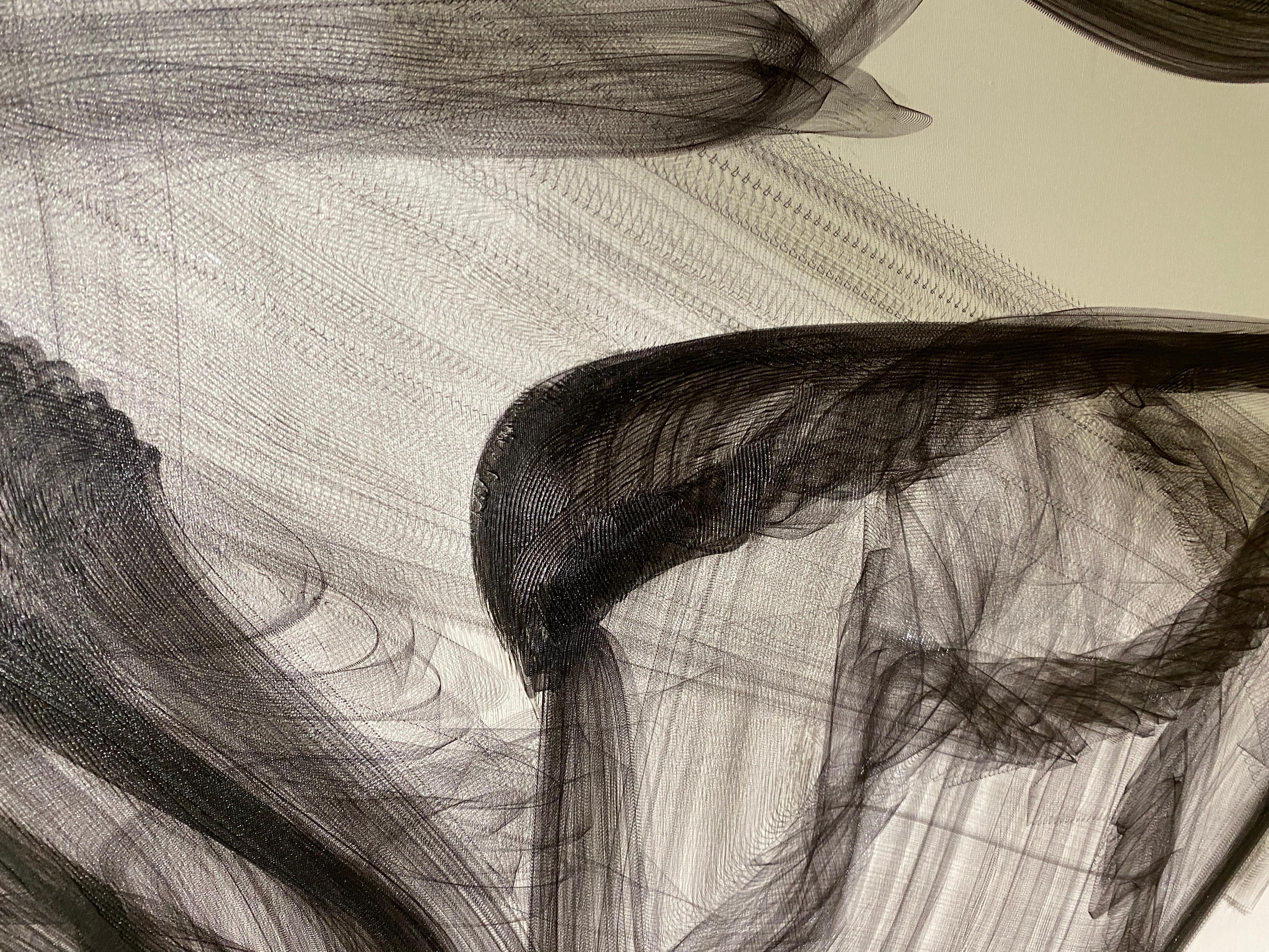 Black White Minimalist New Media vs Painting 46 