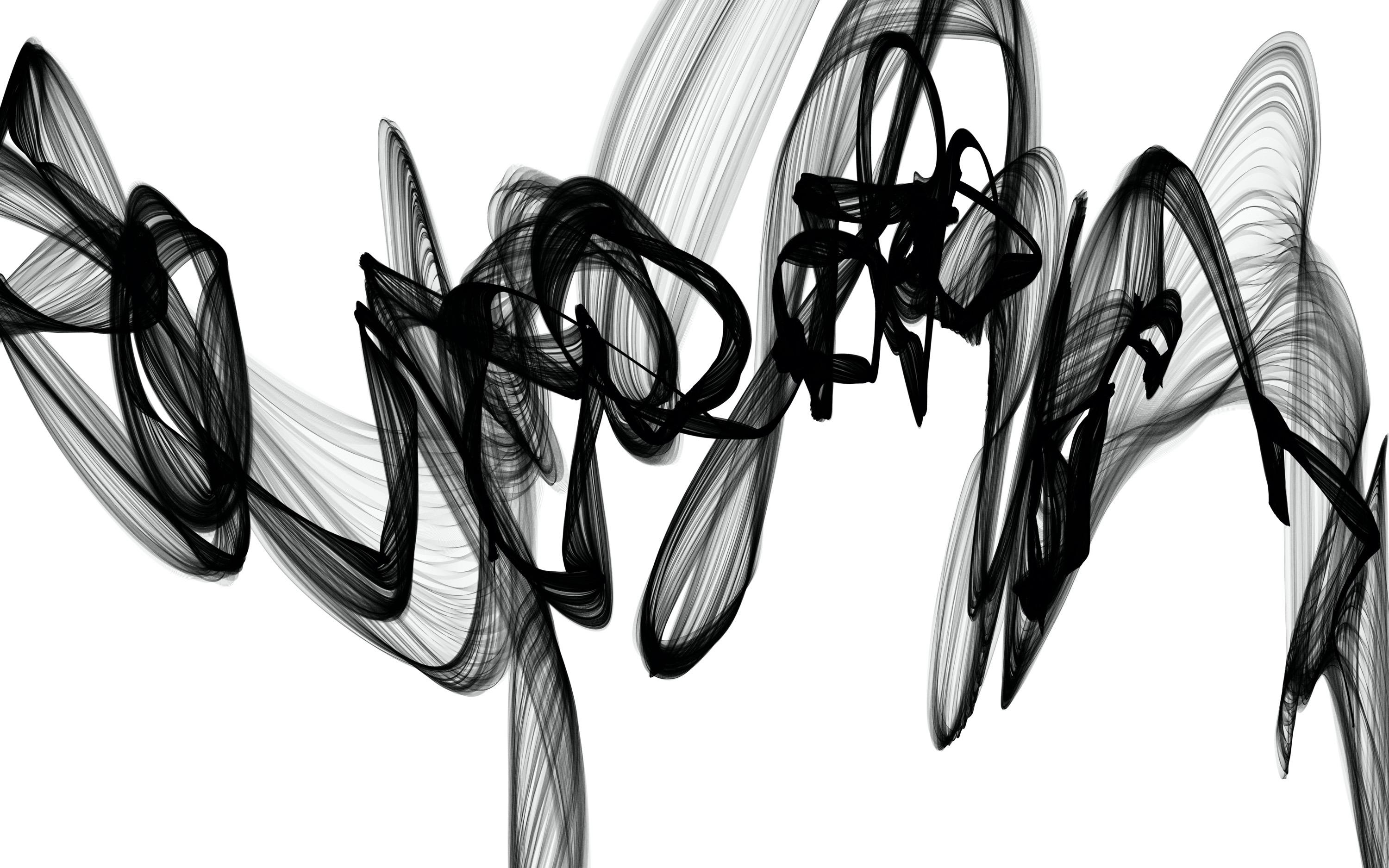Black White Minimalist New Media vs Painting 46 