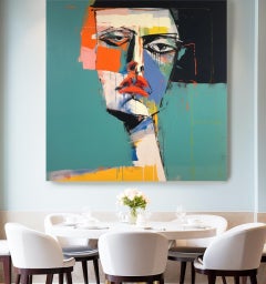 Human Faces Abstract Collection - HFC 29 - Limited Edition Textured Canvas Print