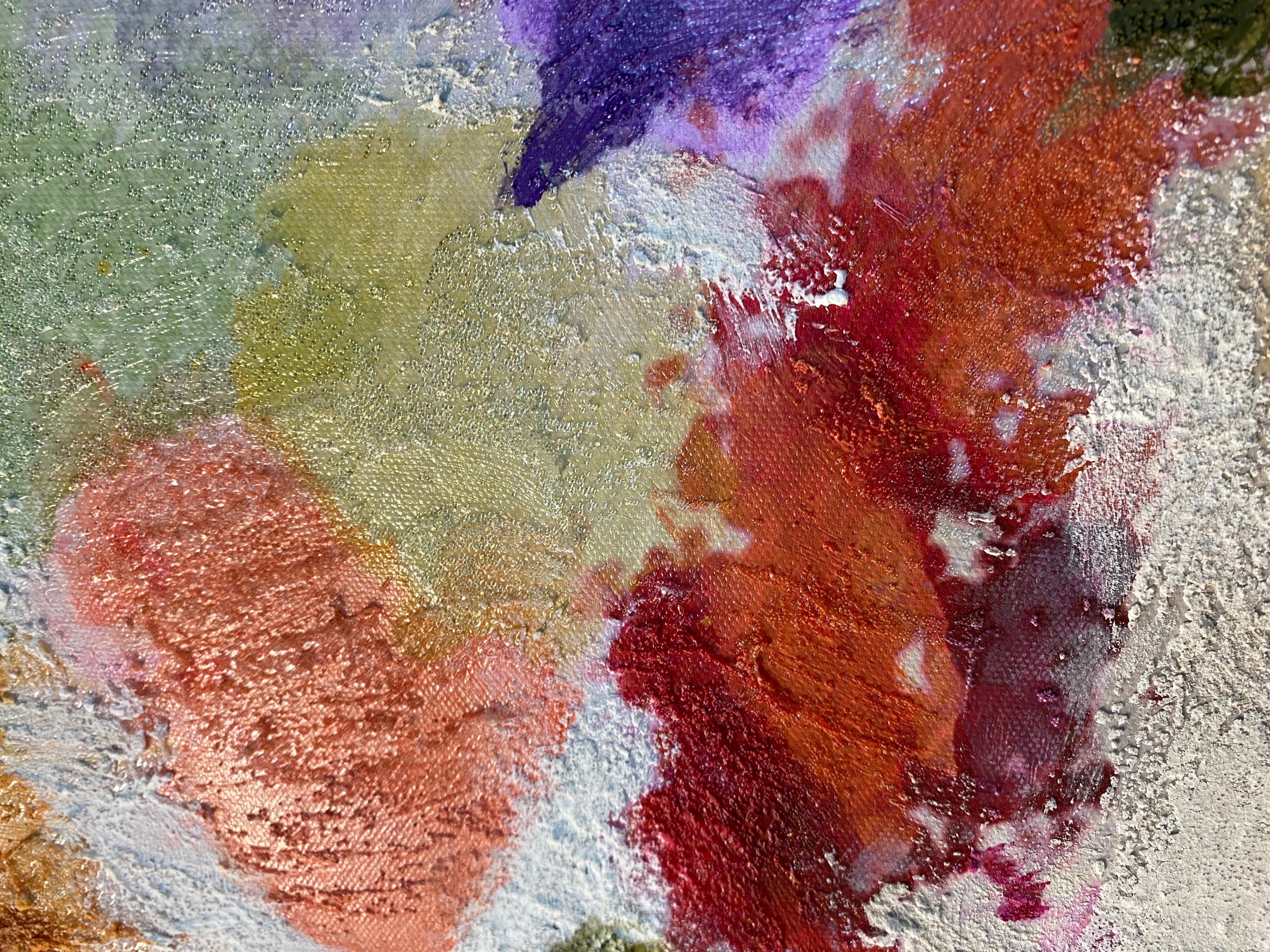 heavy textured painting