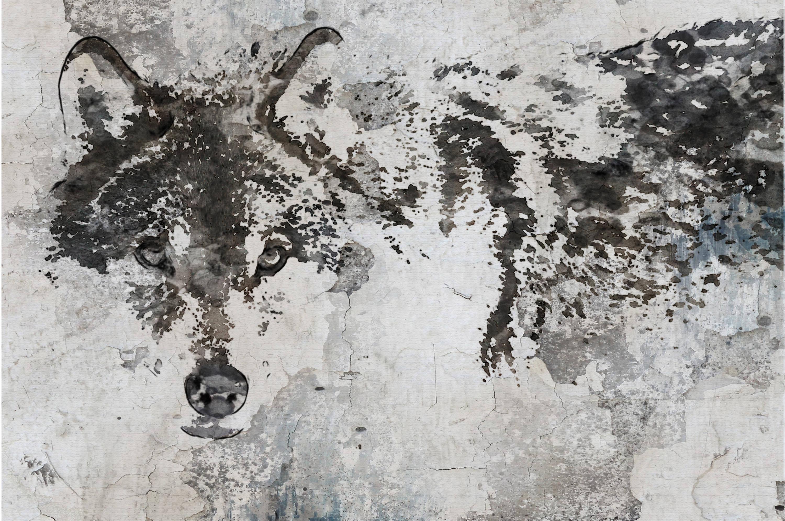 Wolf Rustic Painting,' a captivating work of art by the renowned artist Irena Orlov. This masterpiece stands as a testament to the fusion of artistic skill and innovation.

Each 'Wolf Rustic Painting' is a limited edition Giclee, meticulously hand