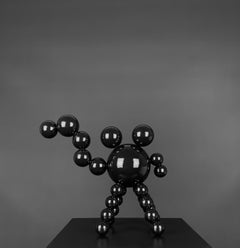 Camel Sculpture Black Steel Metal Minimalistic Abstract Sculpture Original Art