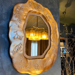 Bronze Arty Mirror "Flowers" 1