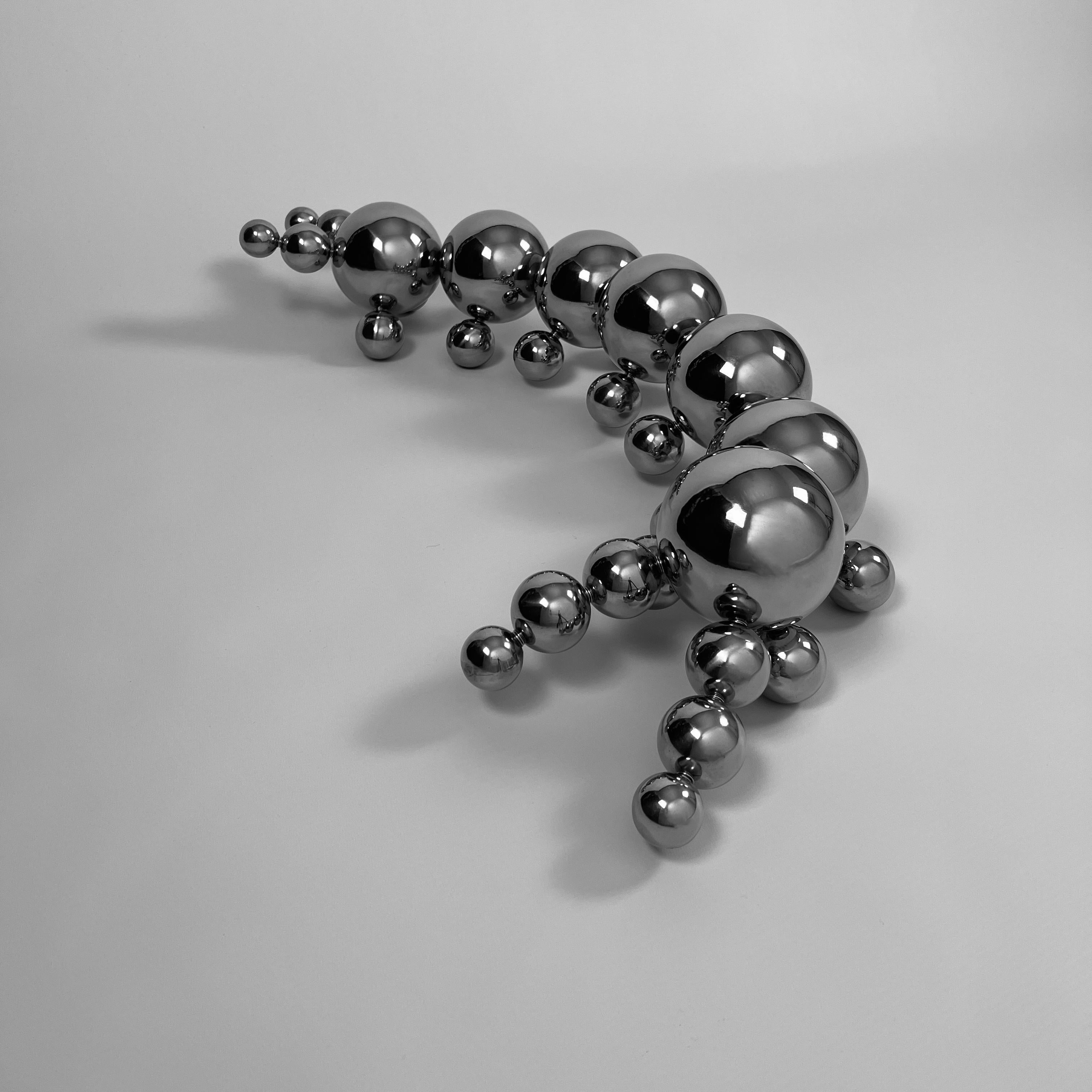 Stainless Steel. Сentipede Minimalistic Bug Sculpture 8