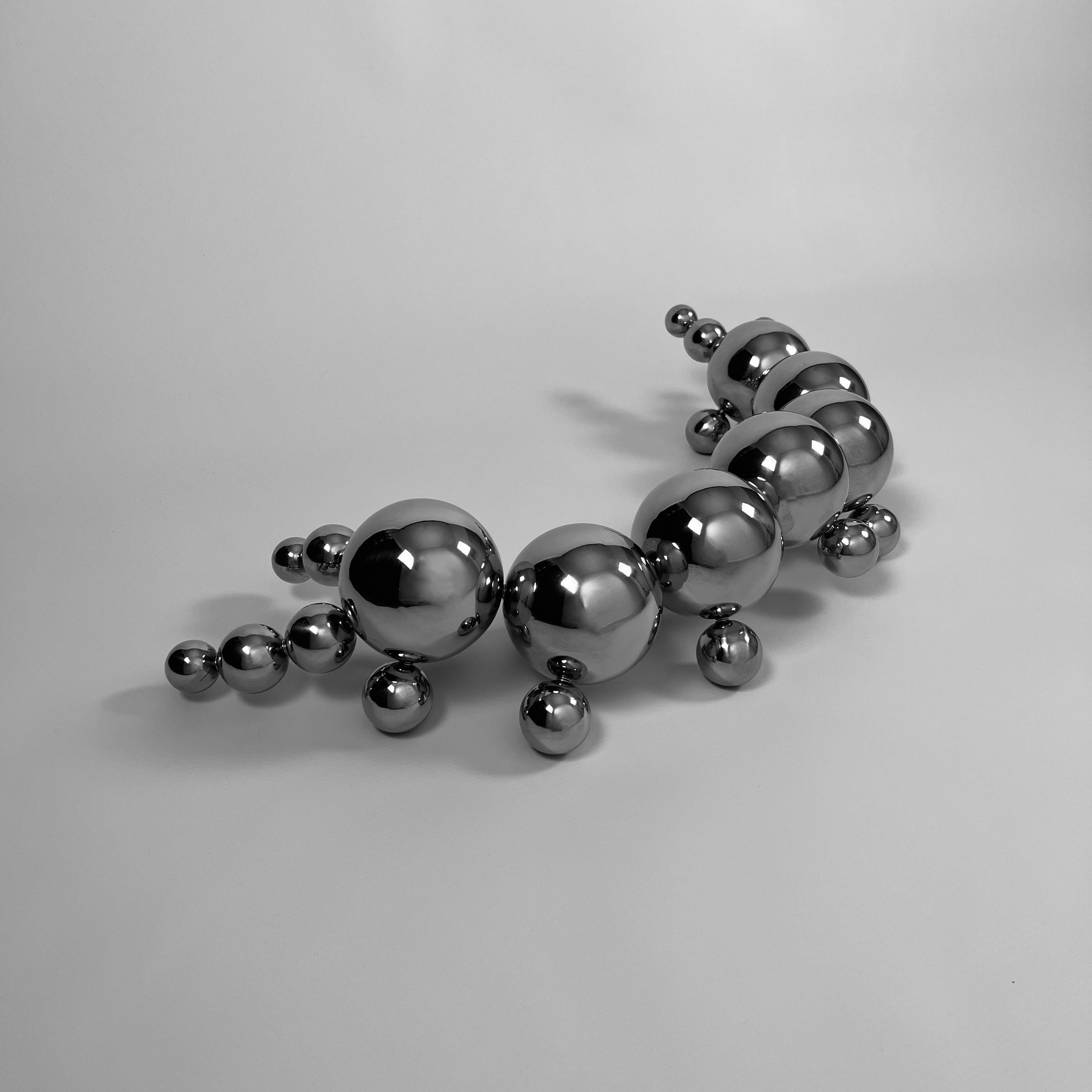 Stainless Steel Сentipede Minimalistic Bug Sculpture 10