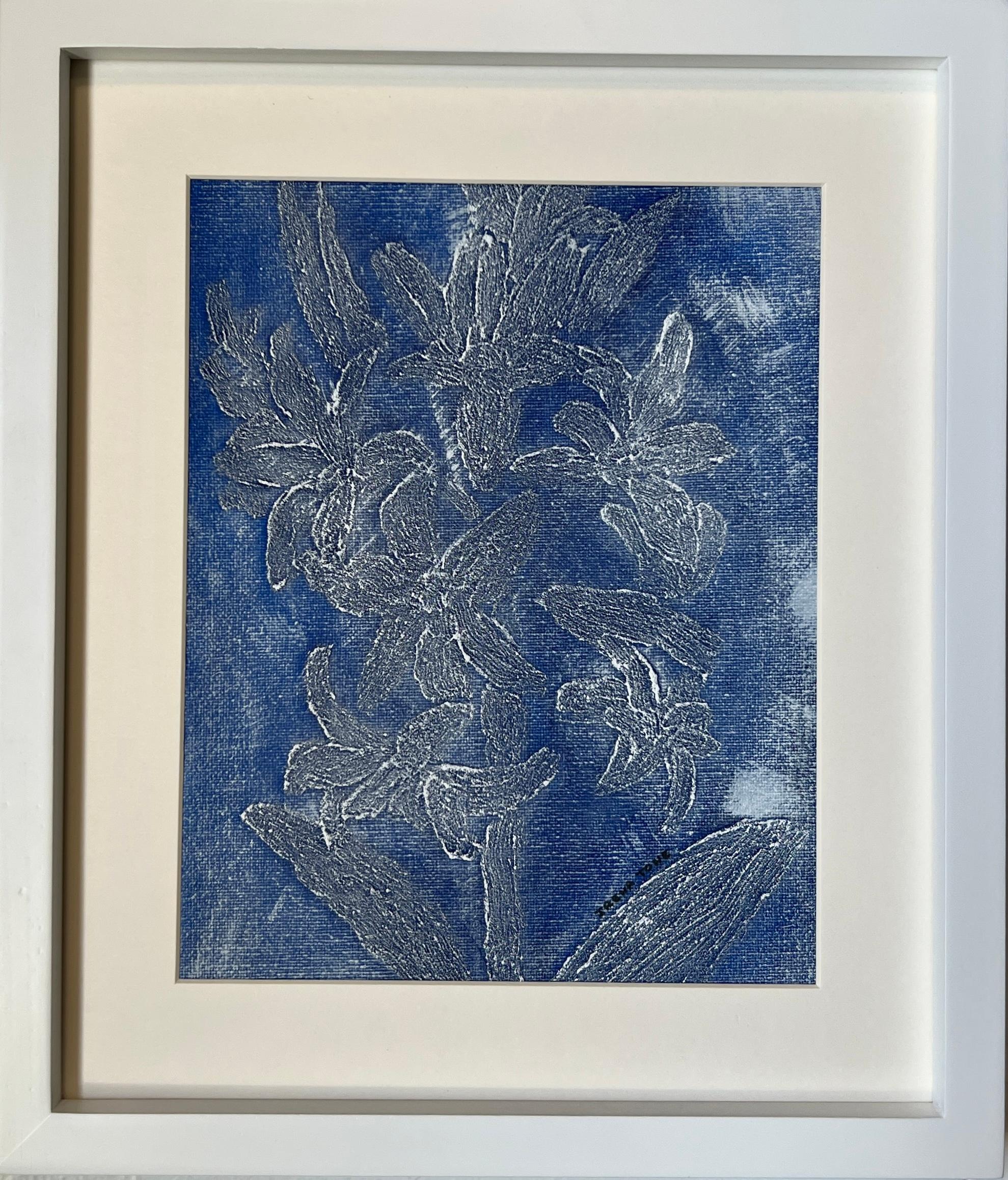 Melodia blu - Mixed Media Art Astratto di IRENA TONE