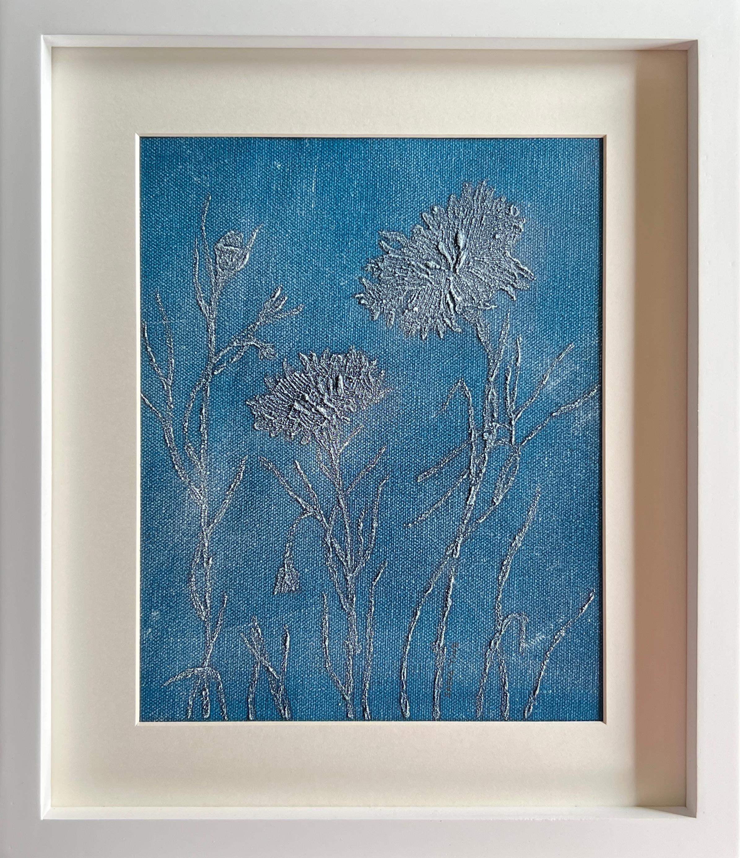 IRENA TONE Still-Life Painting - Centaurea Blue 