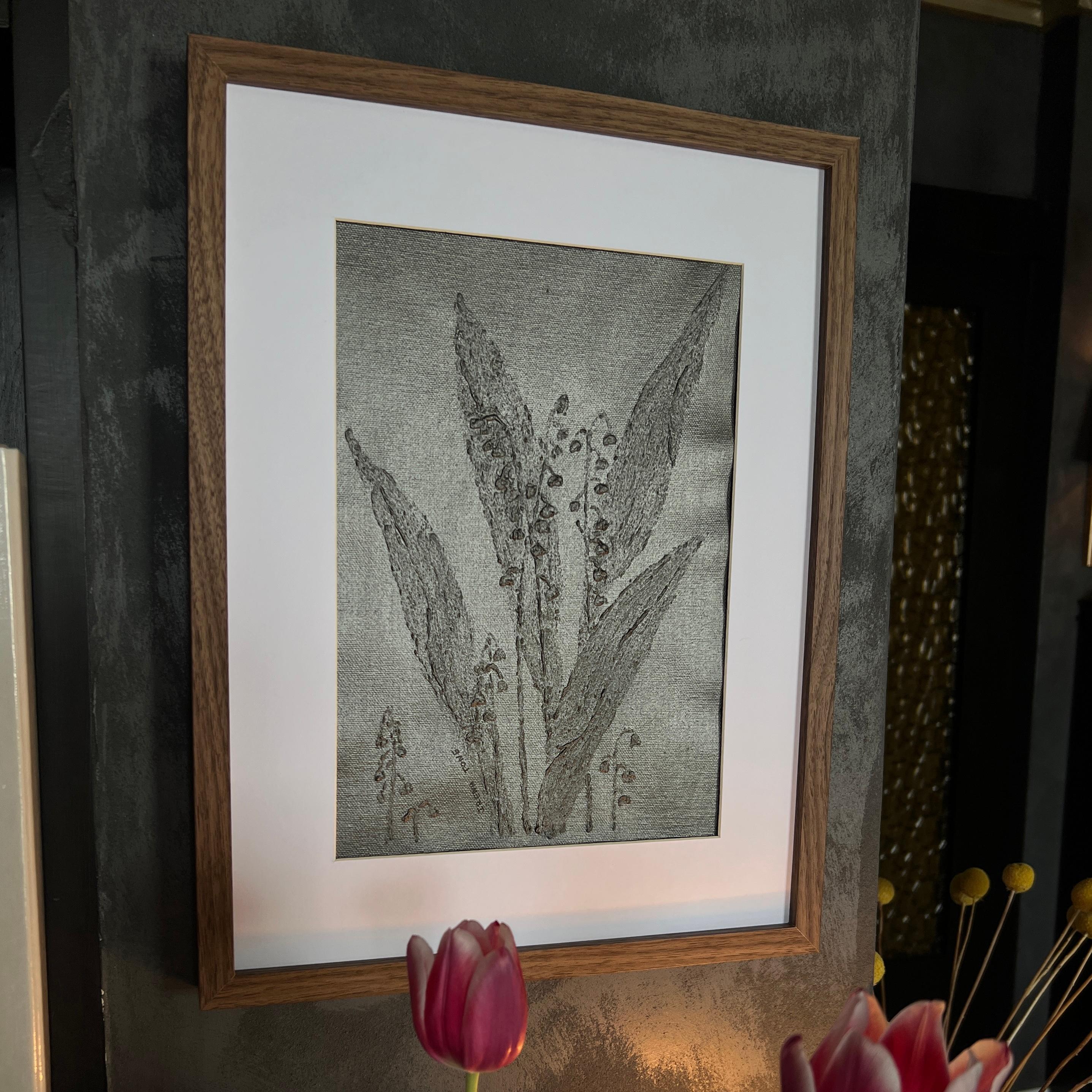 Fiore di Convallaria majalis - Painting di IRENA TONE
