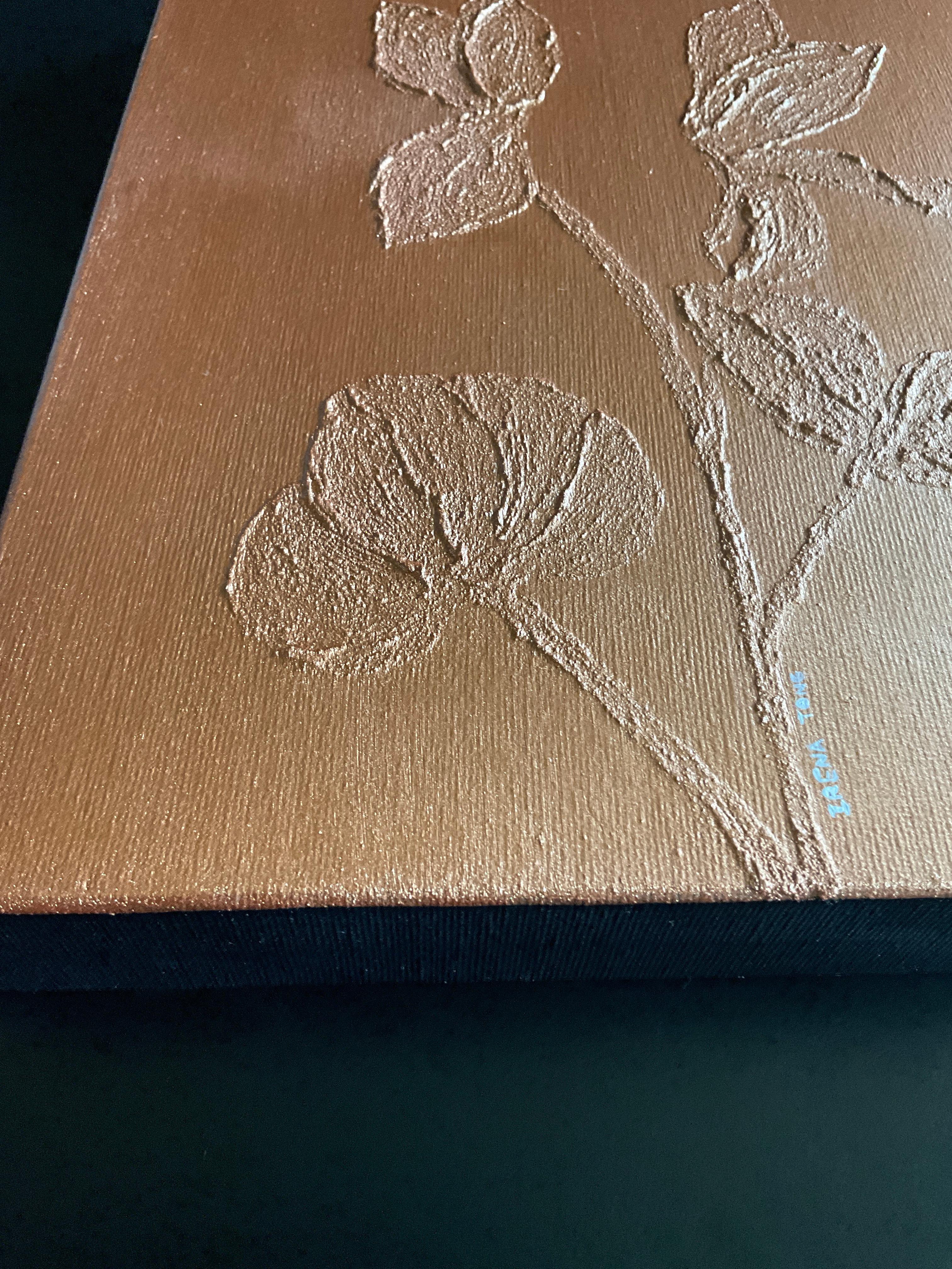 Flor de ciclamen 1 - Painting Abstracto de IRENA TONE