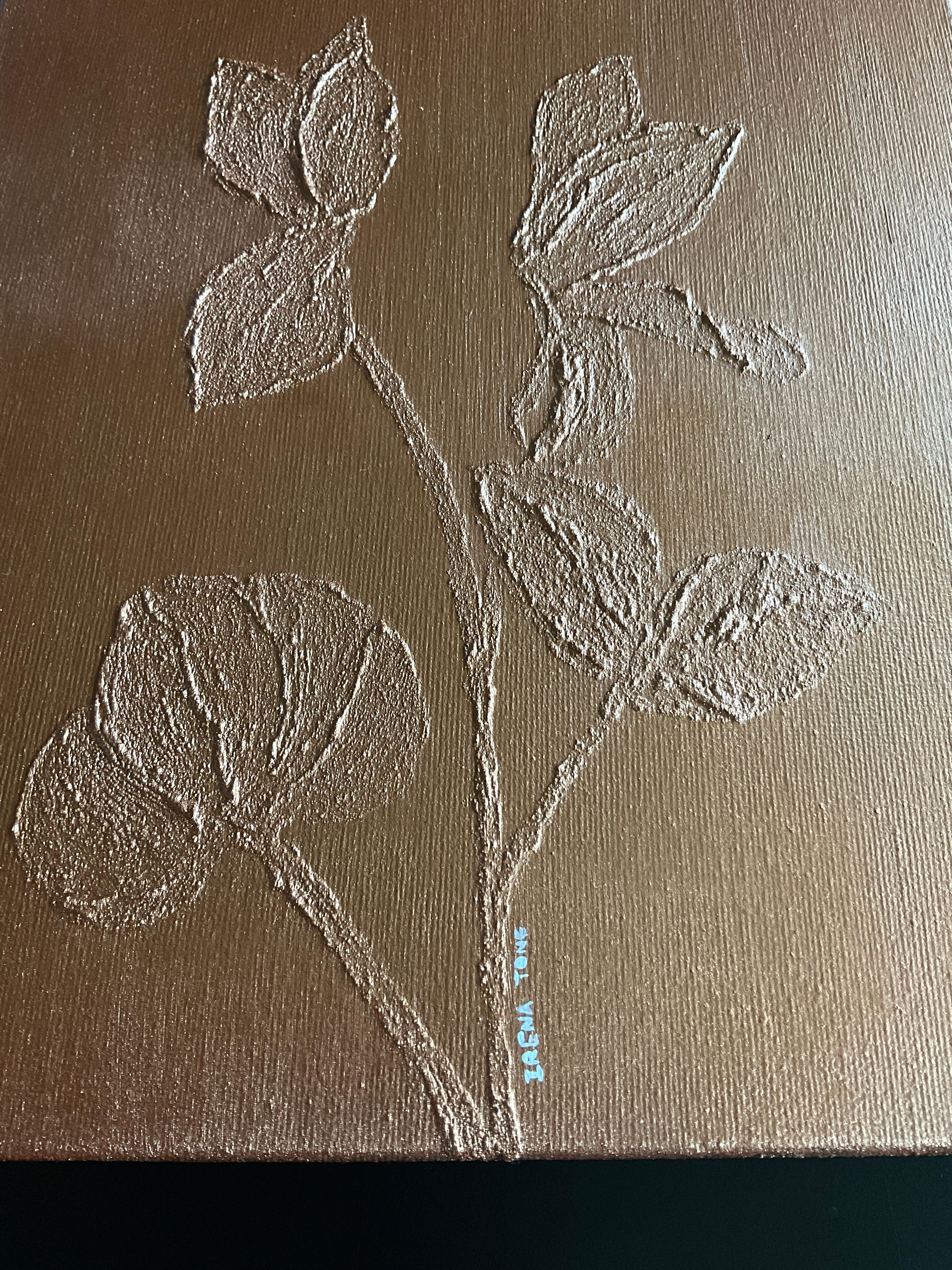Cyclamen Blume – Sculpture von IRENA TONE