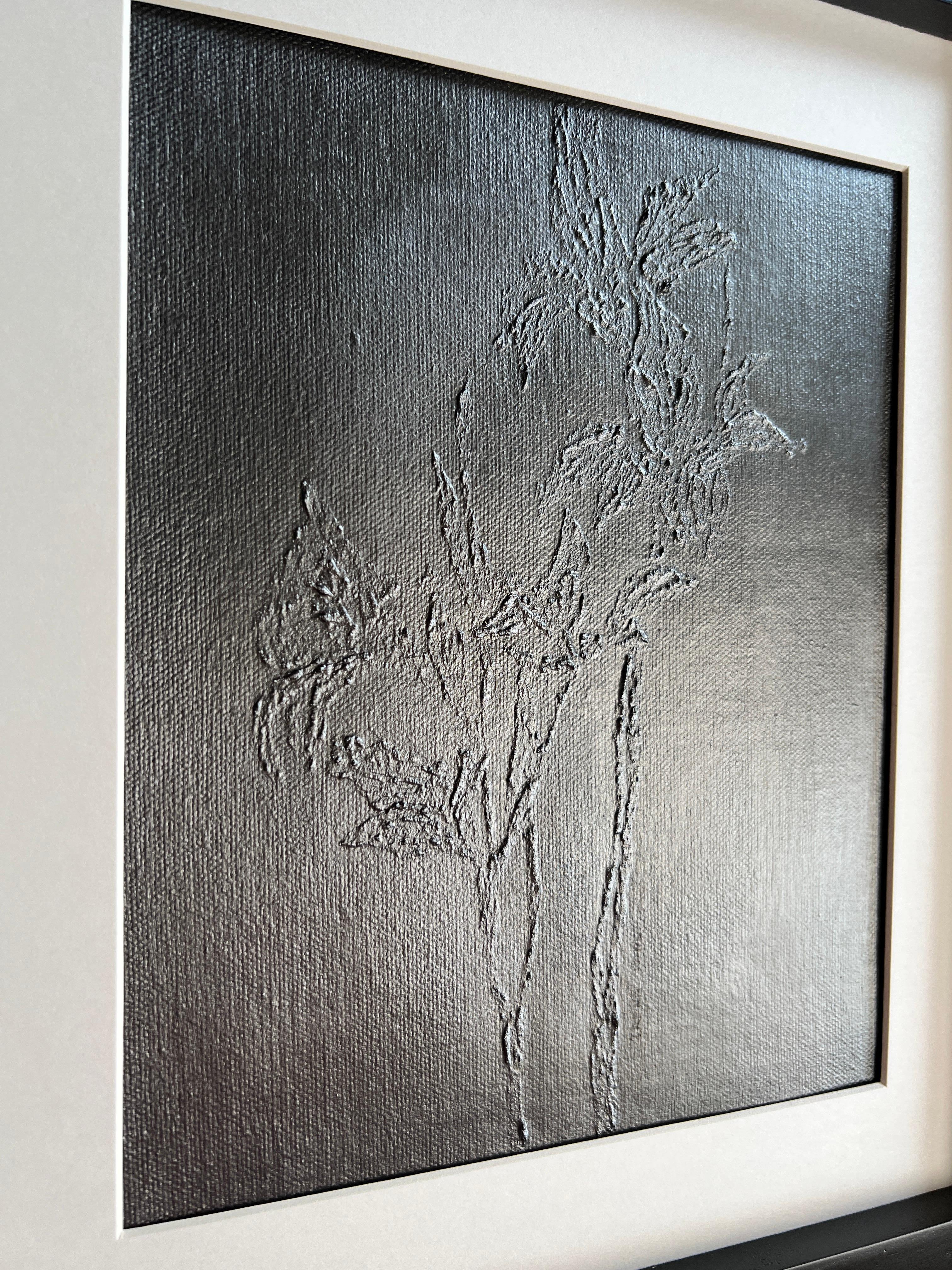 Für U, verführerisches, graues Metallic 2  – Sculpture von IRENA TONE