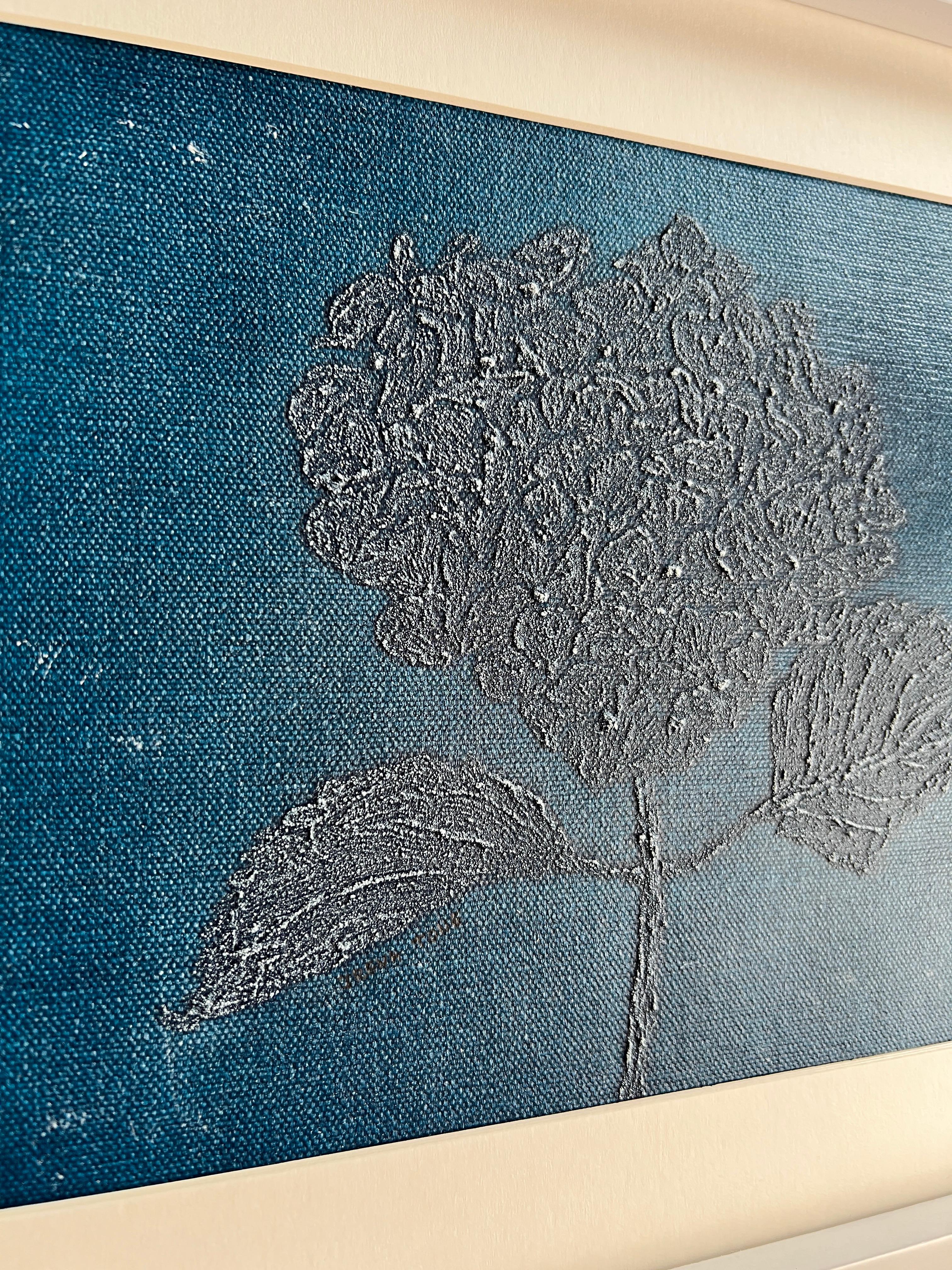 Hortensia Blu - Painting di IRENA TONE