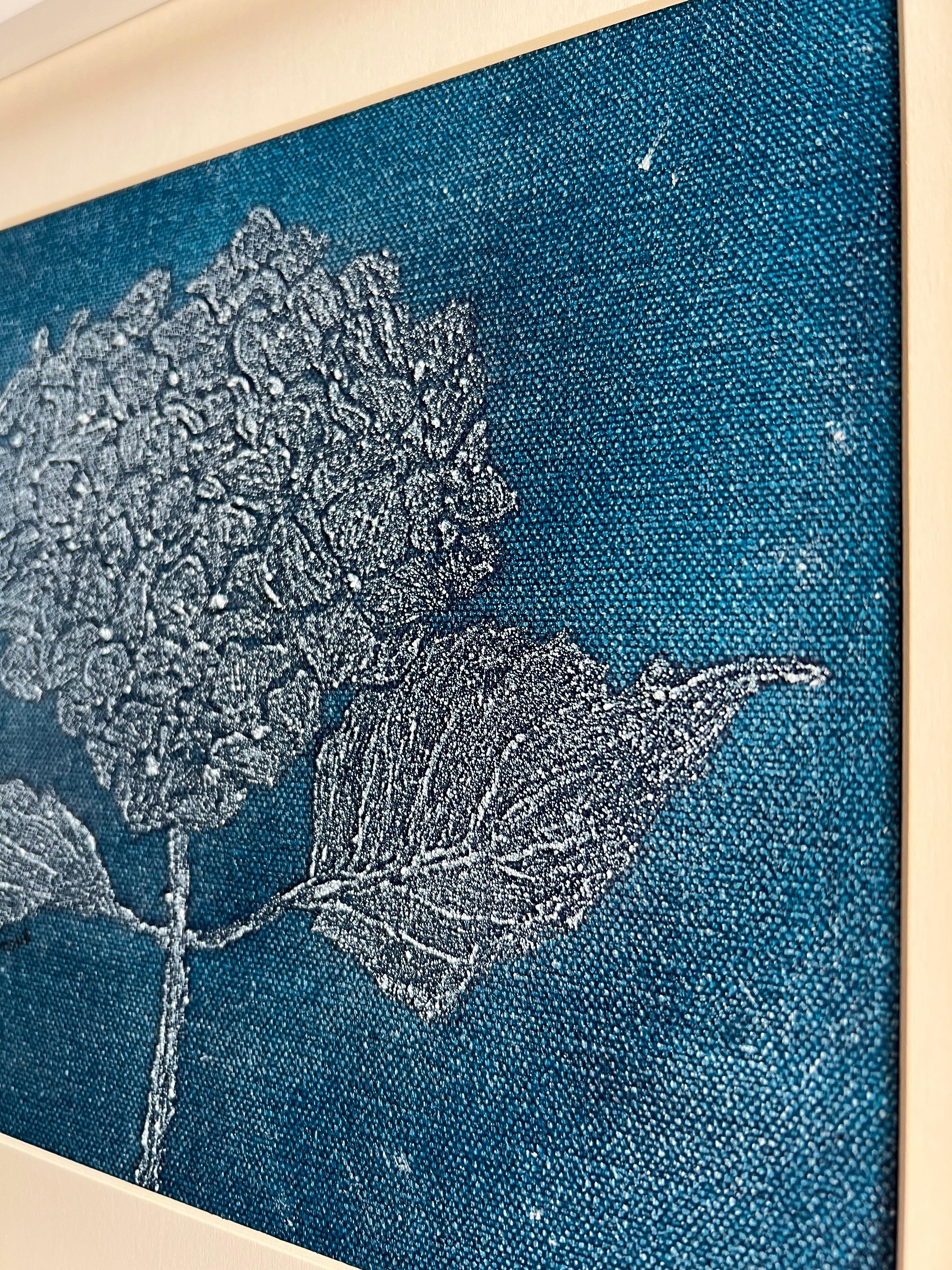 Hortensia Blu - Painting Astratto di IRENA TONE