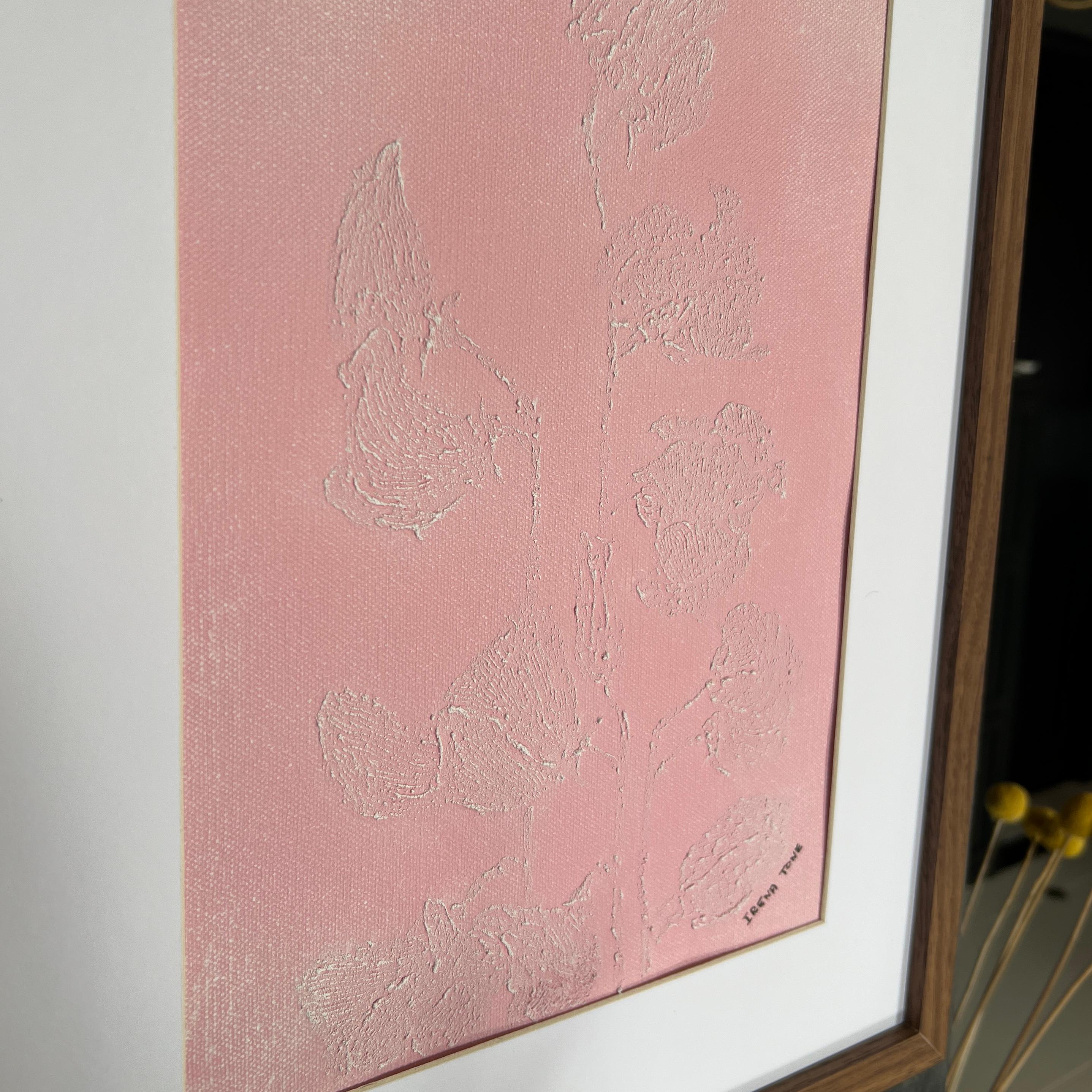 Fiore di Lathyrus odoratus - Painting Astratto di IRENA TONE