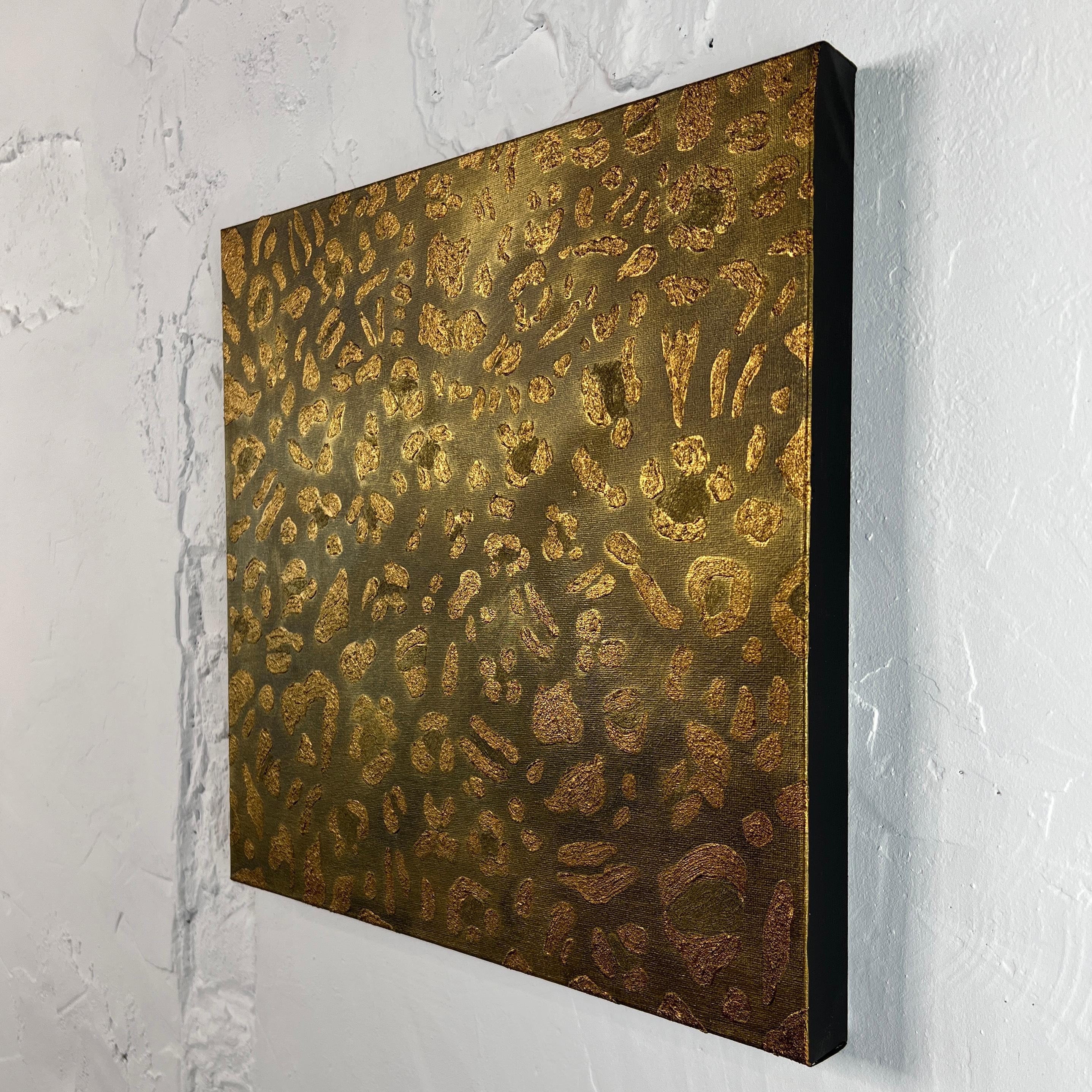 Motivo leopardo 1 - Abstract Sculpture Marrone di IRENA TONE