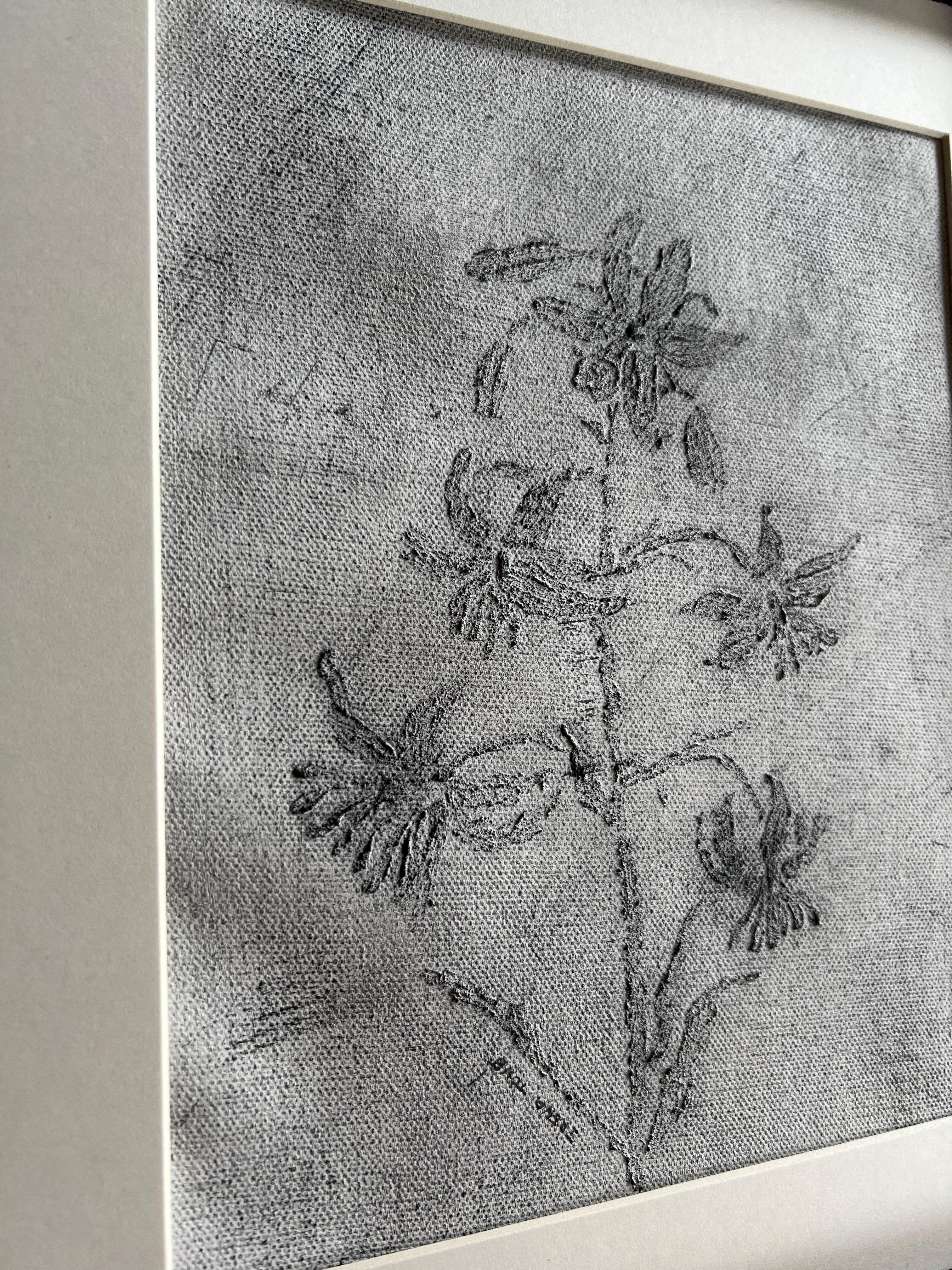 Lilium Black and White - Painting by IRENA TONE