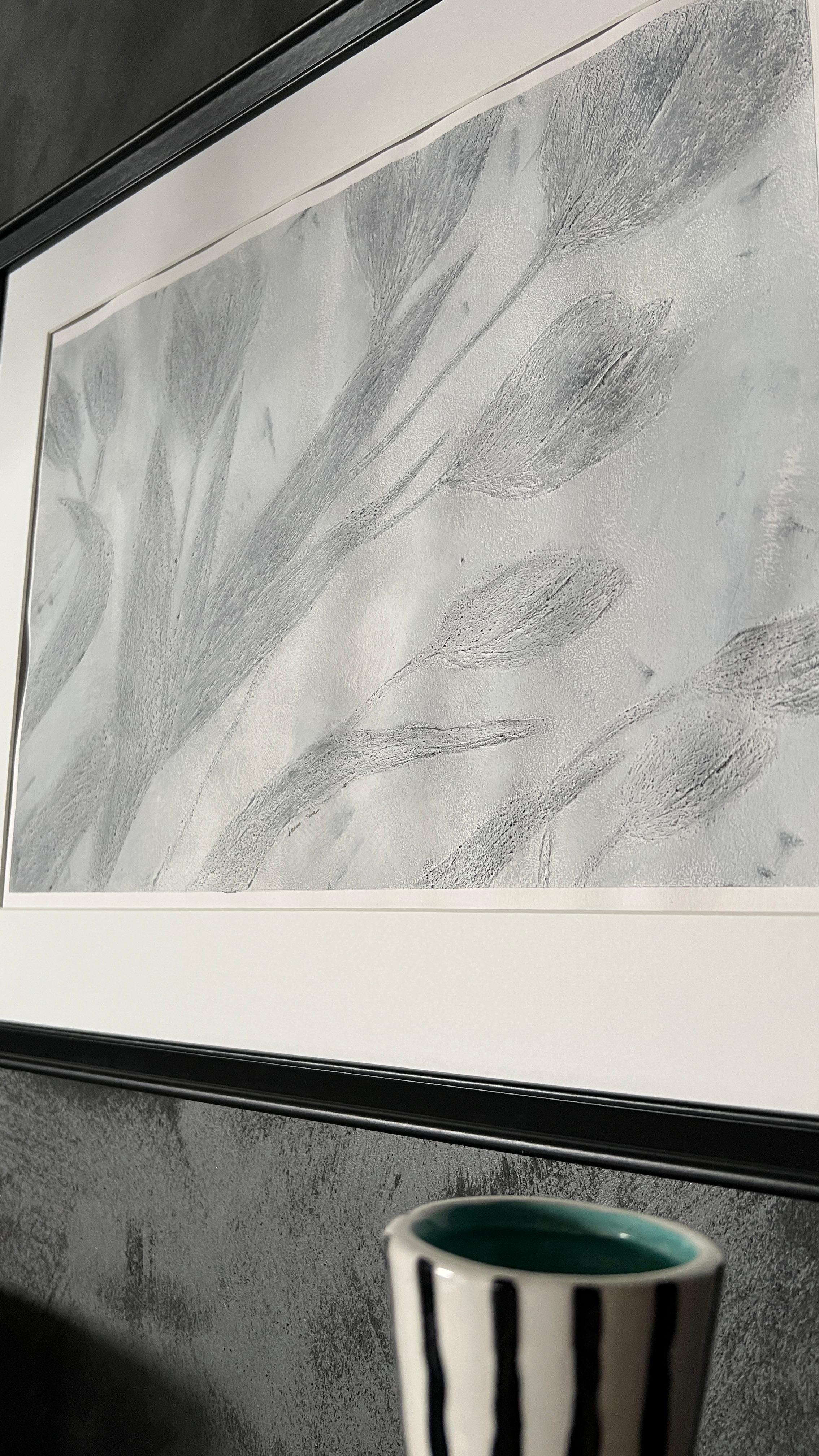 'Tulips' Black and White  For Sale 1
