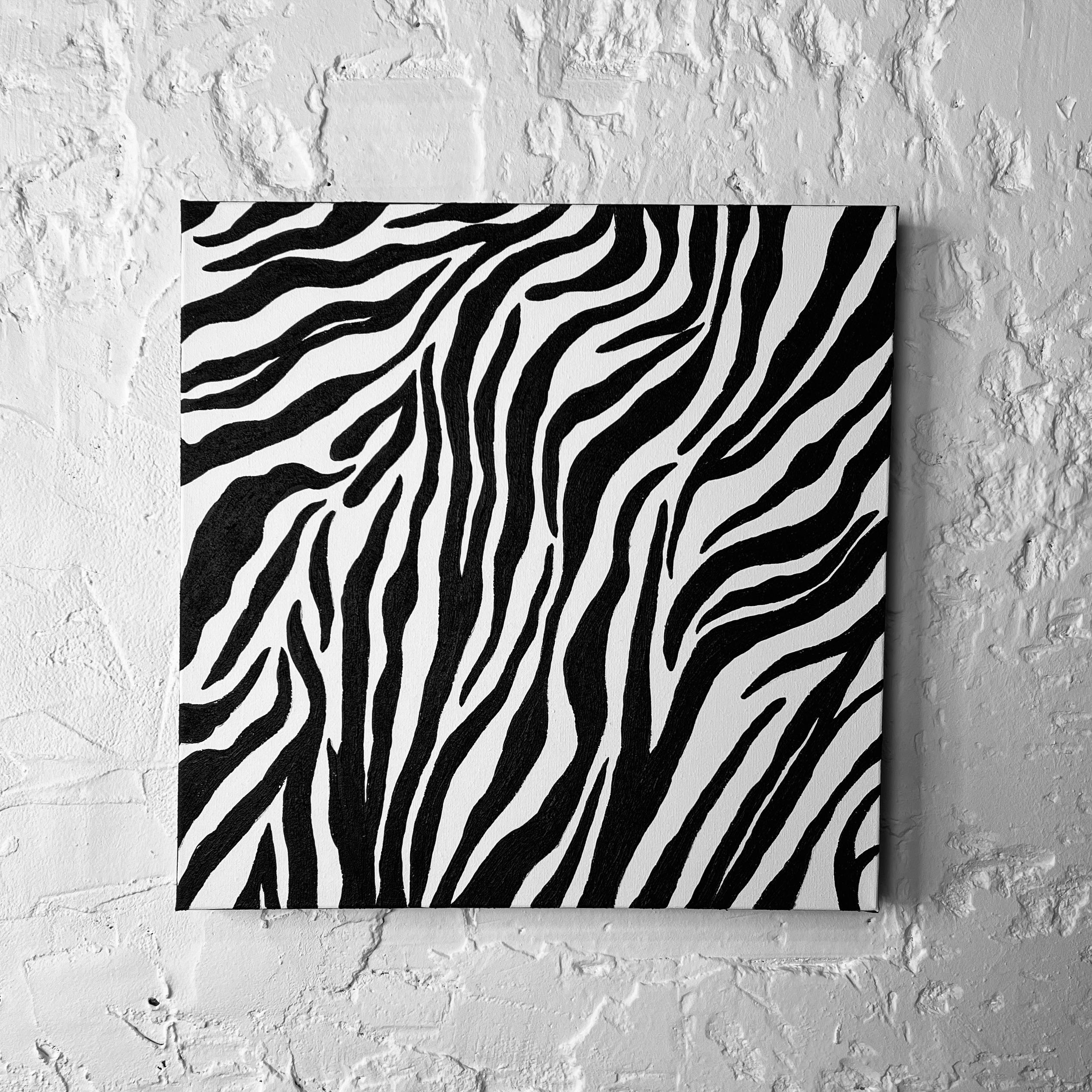 Zebra Pattern - Abstract Sculpture by IRENA TONE