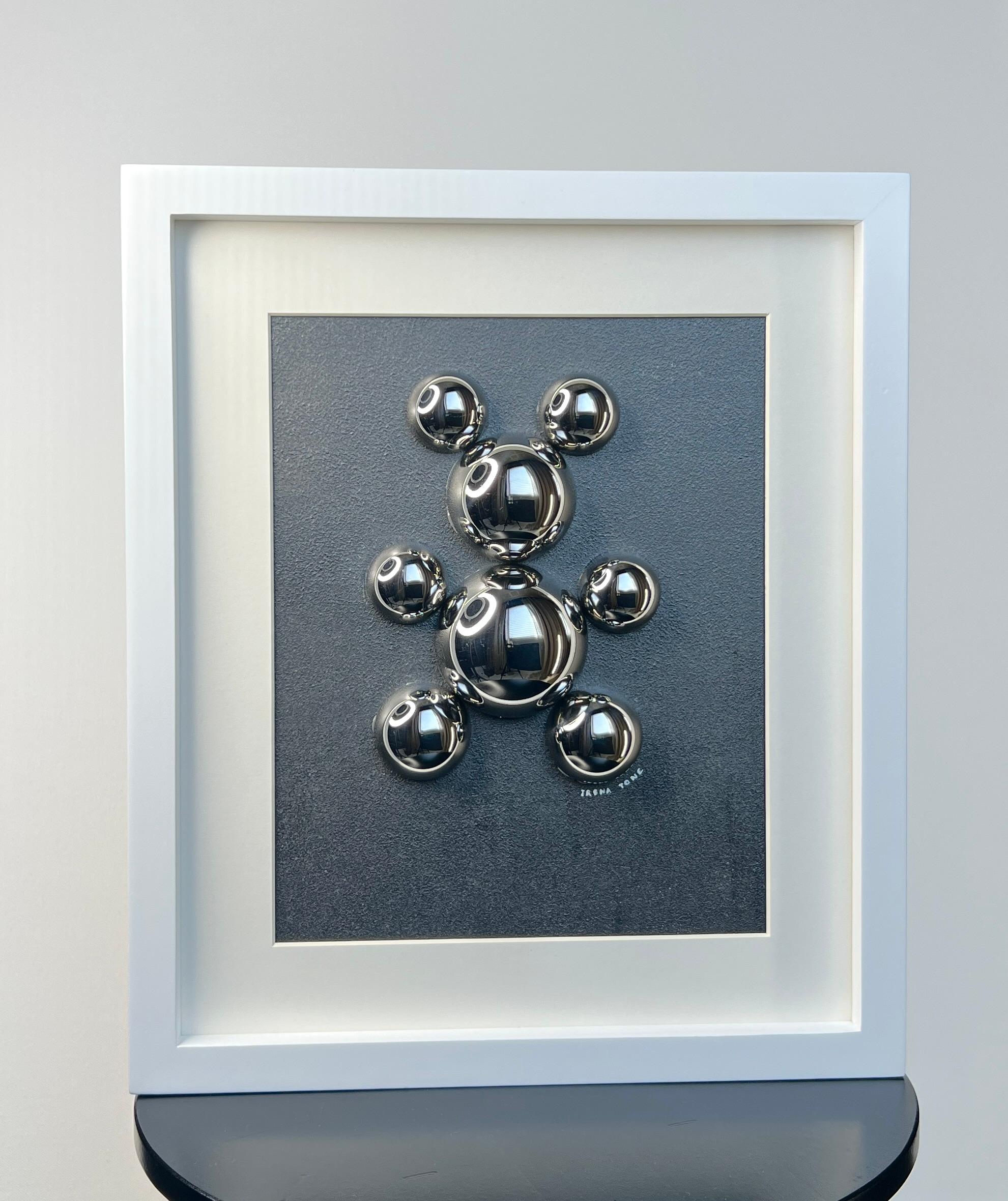Oso Arte de Pared Original - Sculpture de IRENA TONE