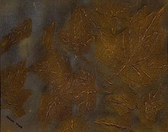 Hojas de árbol marrones