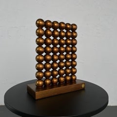 Dark bronze wall